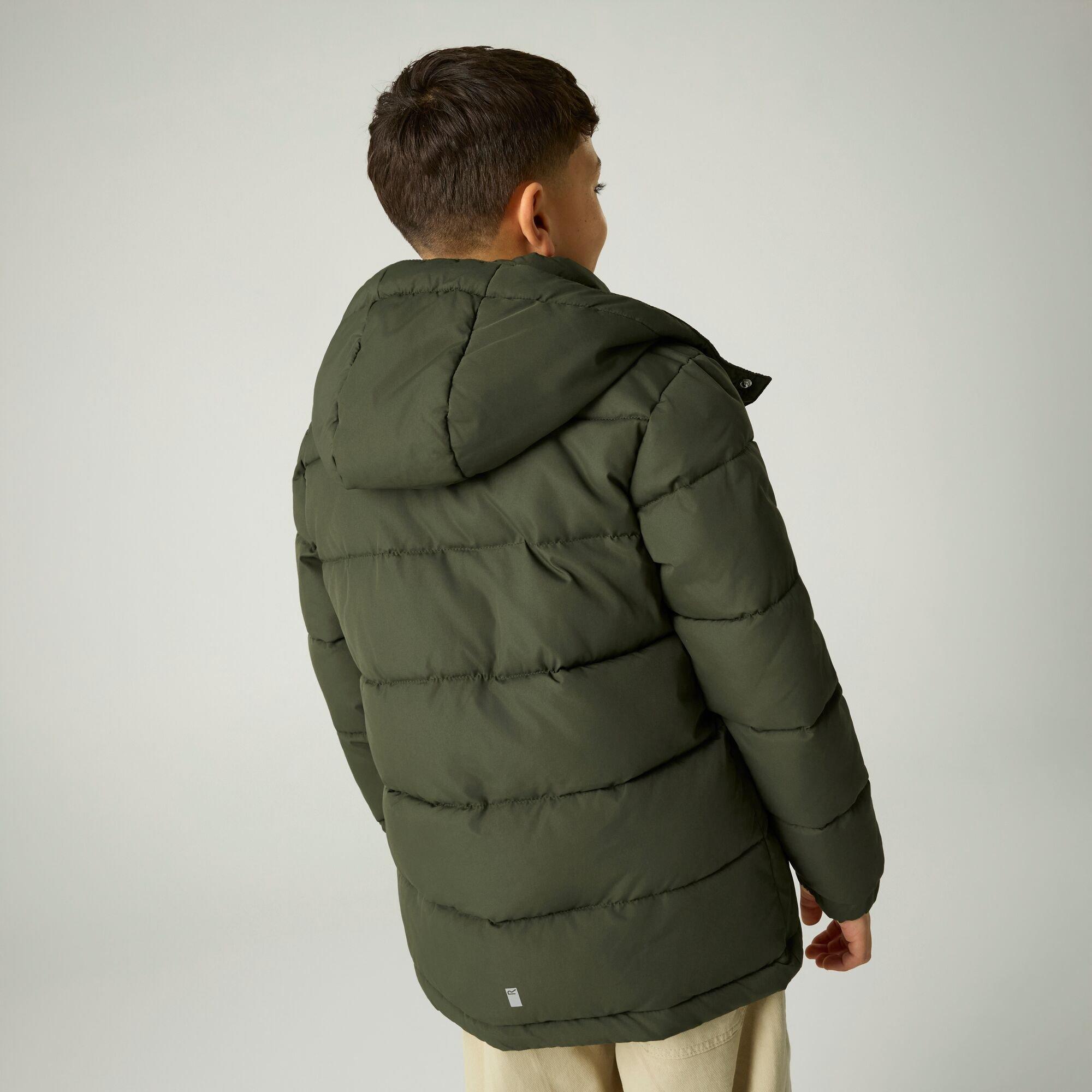 Dark Khaki(Wood - Regatta - Kids Rover Insulated Jacket - 2