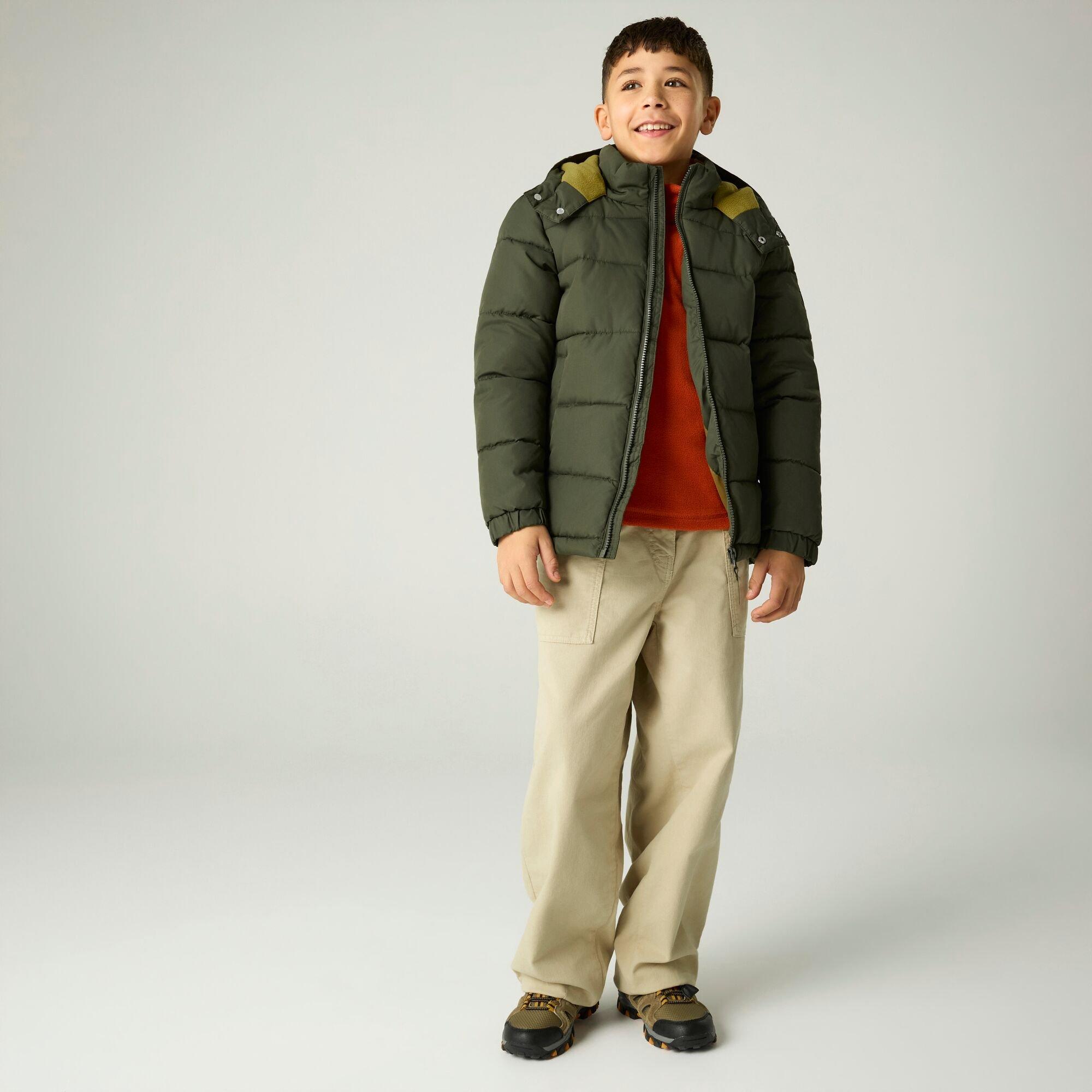 Dark Khaki(Wood - Regatta - Kids Rover Insulated Jacket - 5