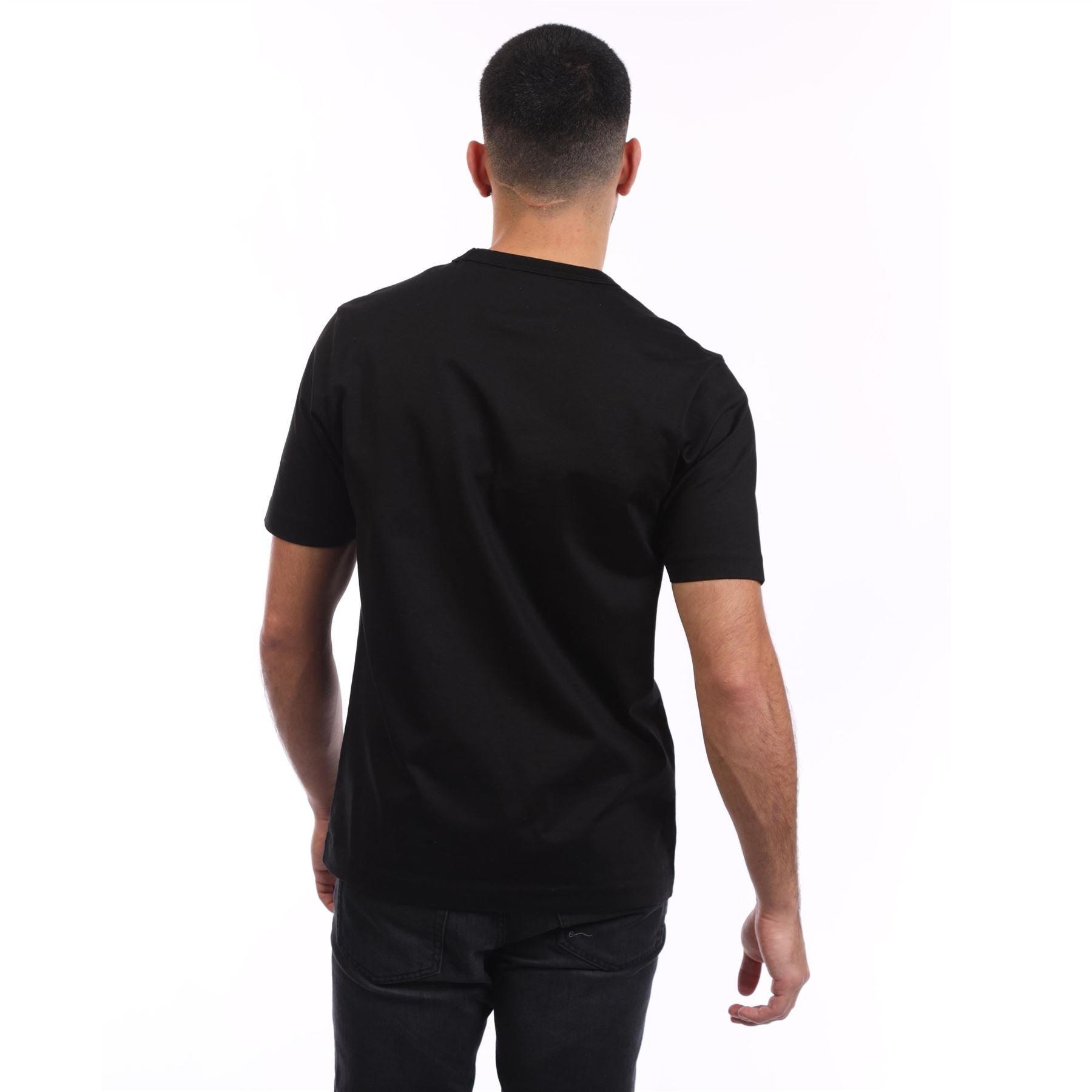 Black - CP Company - Mercerized 30/2 Jersey Twisted Logo T-Shirt - 2