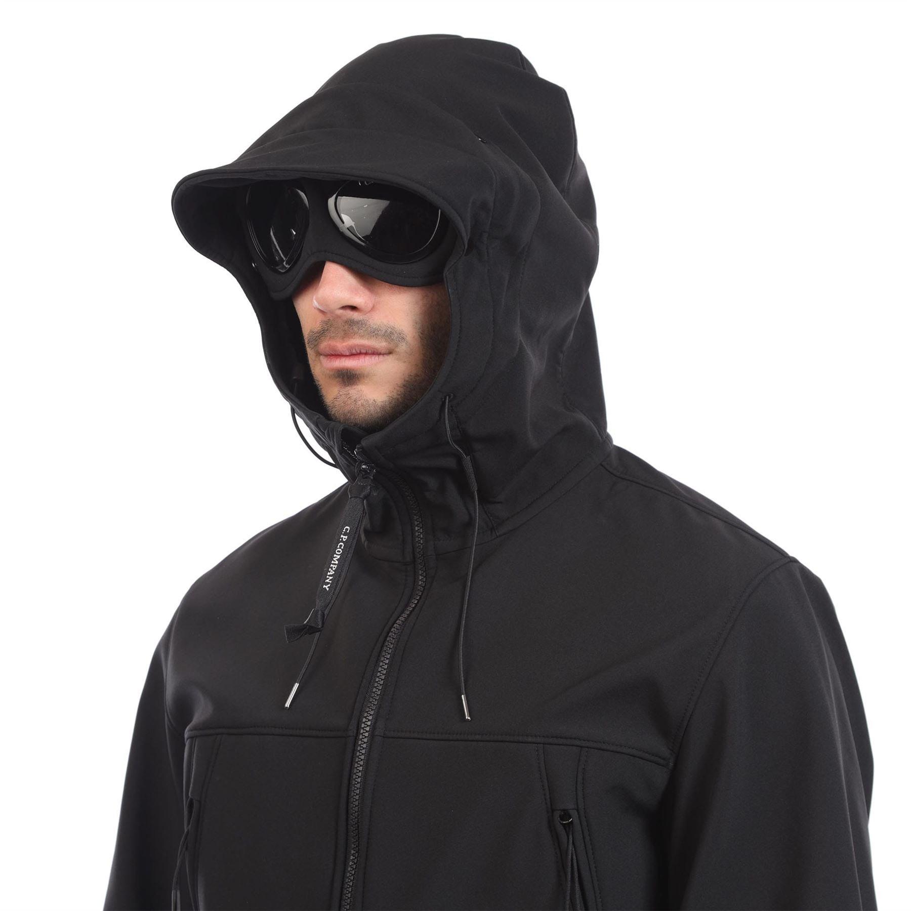 Black - CP Company - Shell-R Goggle Jacket - 4
