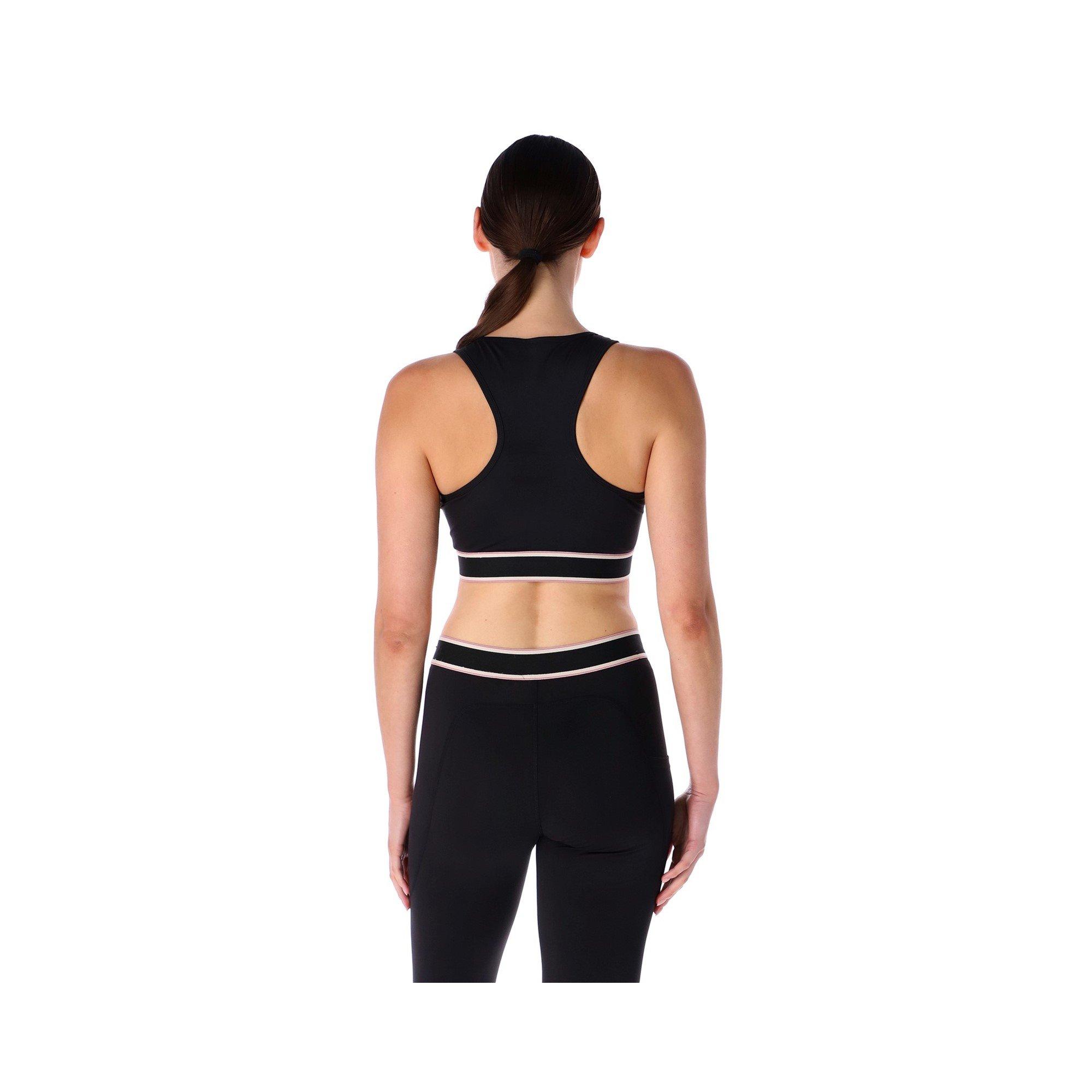 Black - Ted Baker - Essentials Racer Back Sports Bra - 2