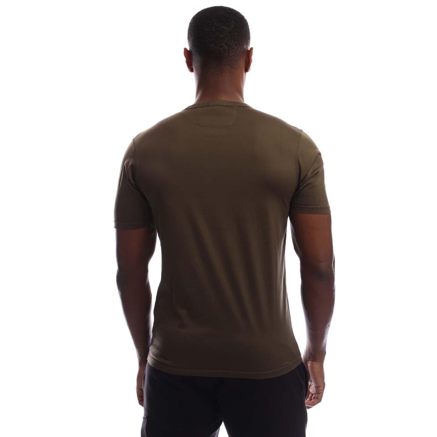 Green - CP Company - 70/2 Mercerized Jersey Logo Patch T-Shirt - 2