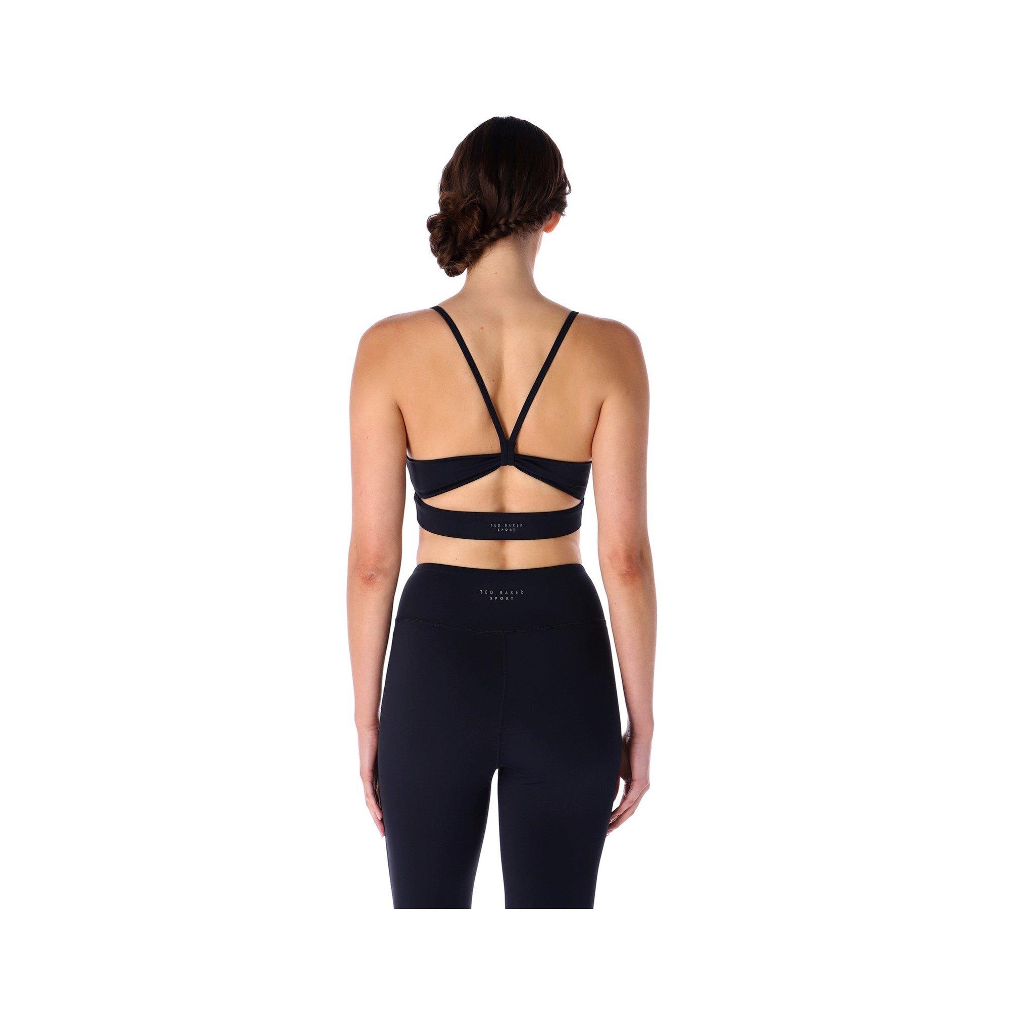 Black - Ted Baker - Yoga Bow Detail Bra - 2