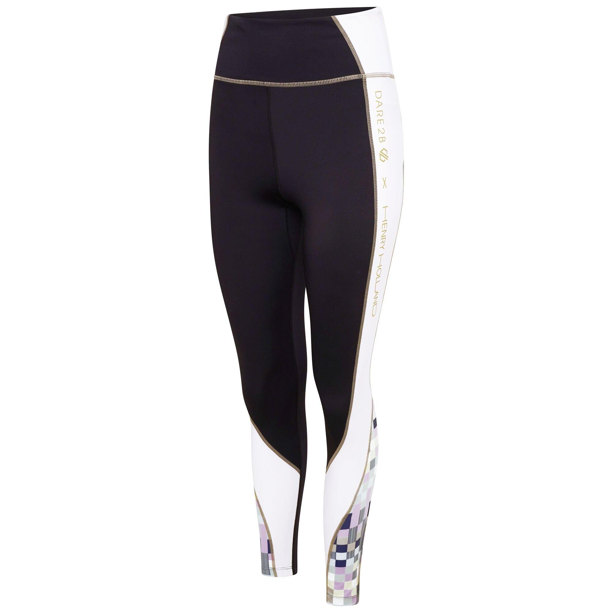 Blk/Gardenia - Dare 2b - Holland On The Move Gym Leggings - 4