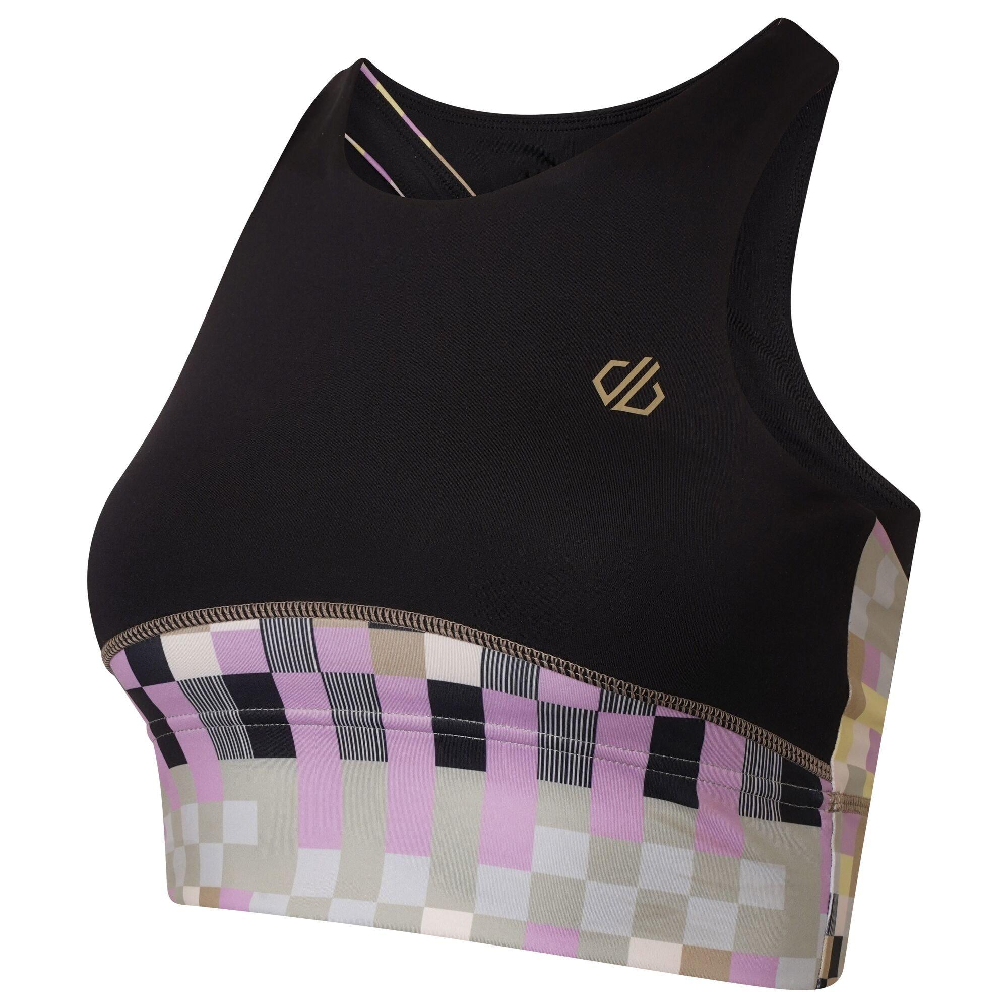 Blk/Wmnchkbr - Dare 2b - Holland Mingle Sports Bra - 5