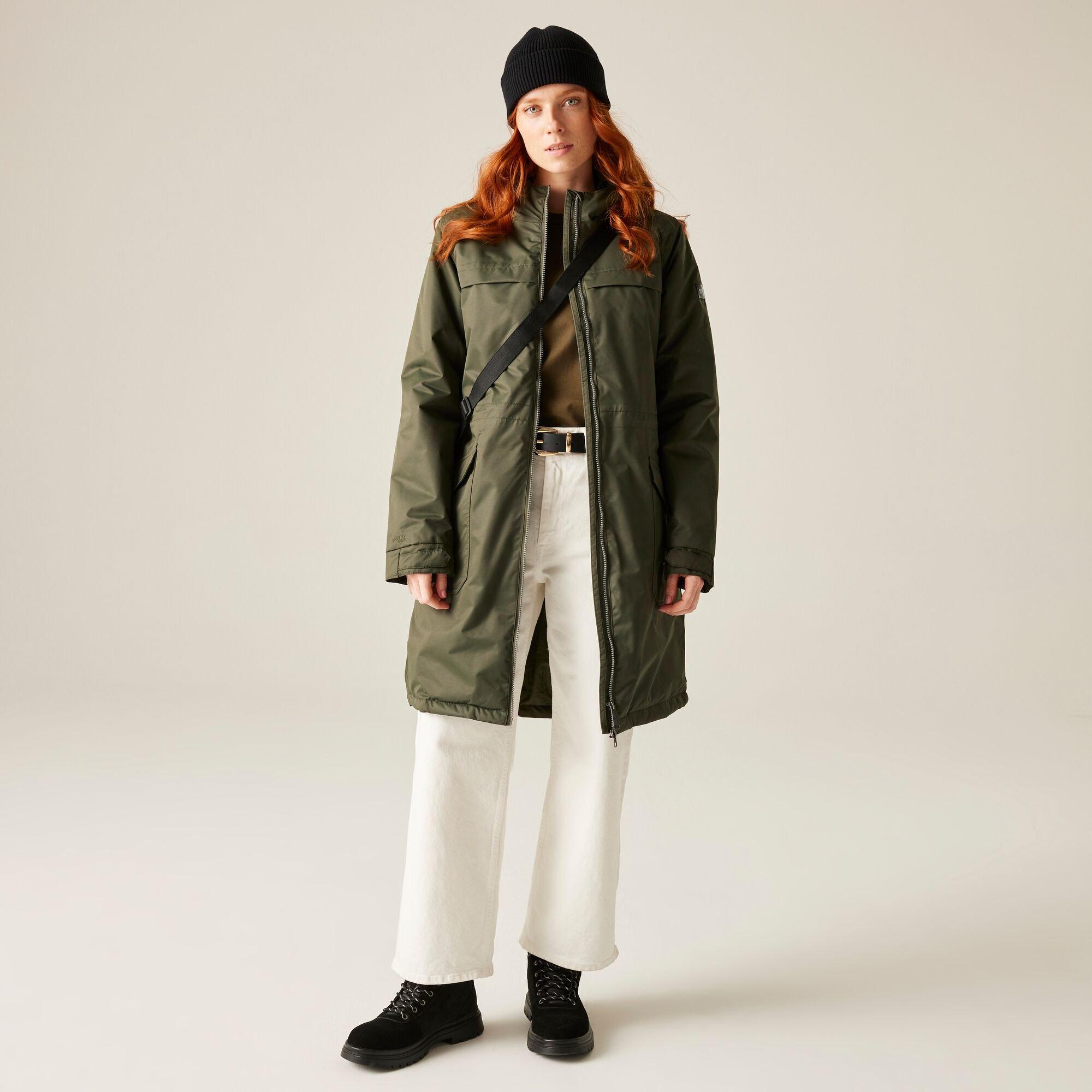 Dkkhaki(Blk) - Regatta - Romine II Waterproof Jacket - 3