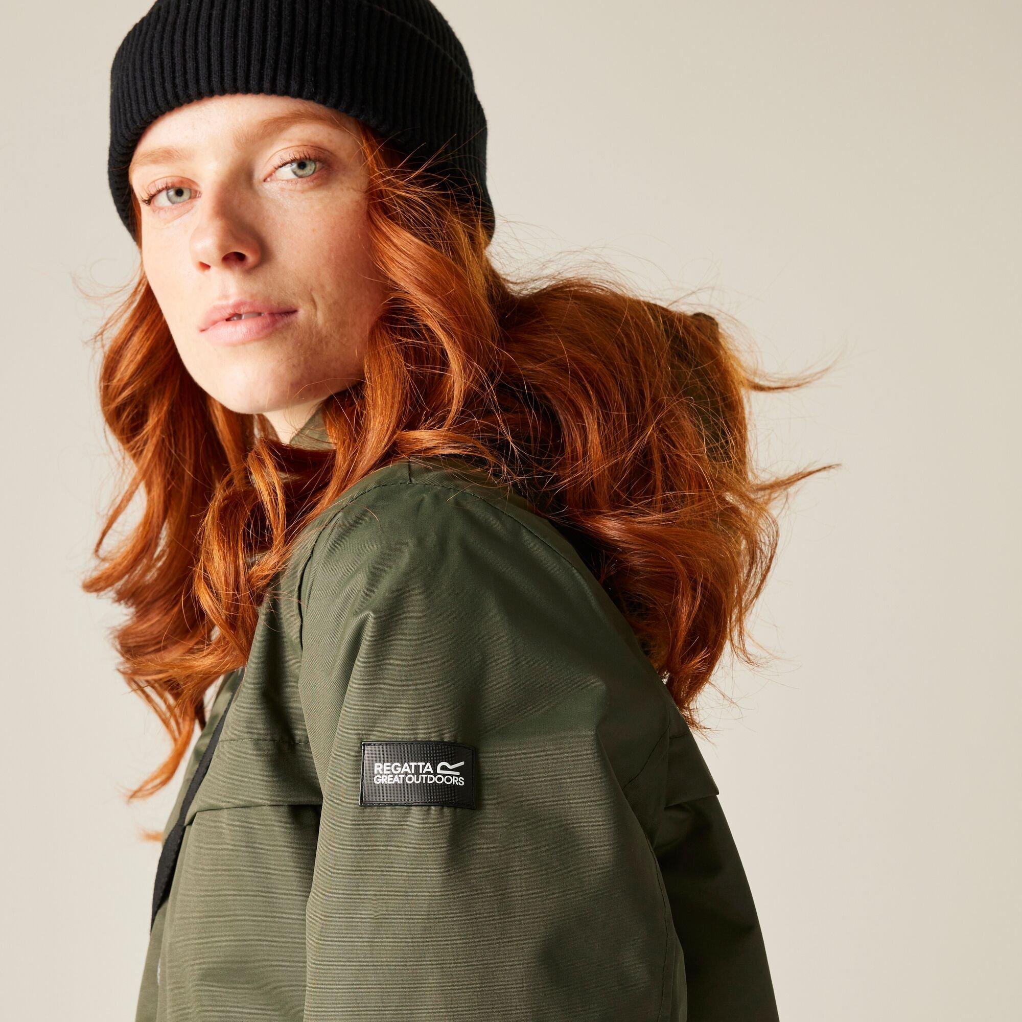 Dkkhaki(Blk) - Regatta - Romine II Waterproof Jacket - 5