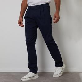 Threadbare Relaxed Fit Cotton Chino Trousers With Stretch