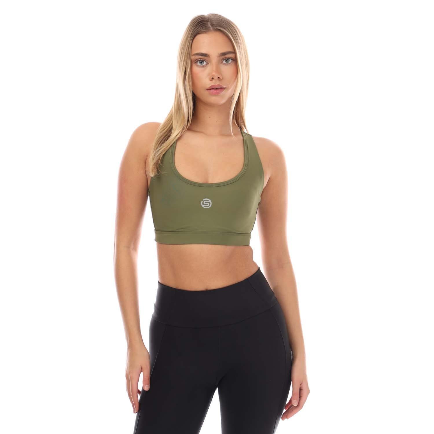 Khaki - Skins - Series-3 Active Bra - 1