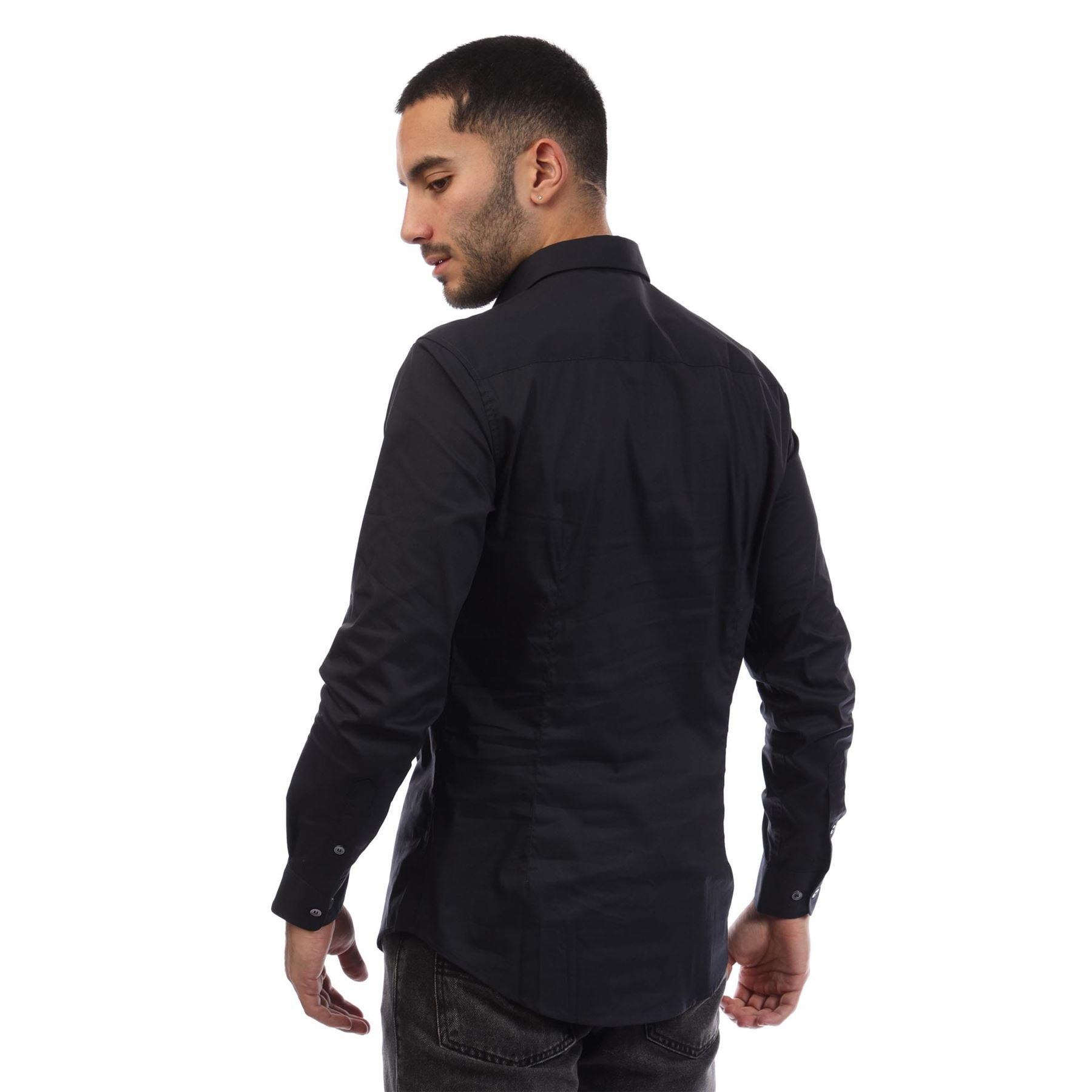 Navy - Emporio Armani - Stretch Nylon-Blend Shirt - 2