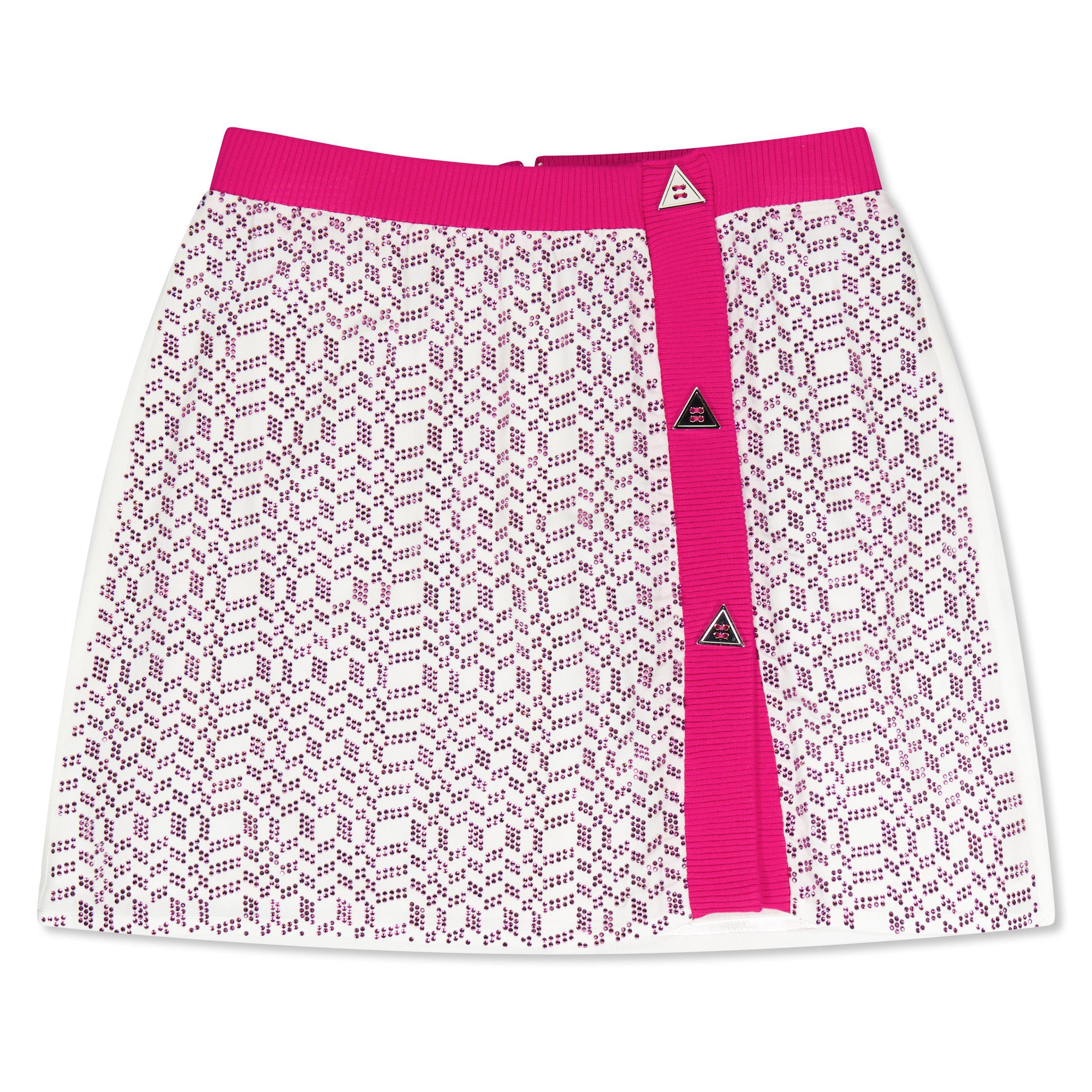Missoni Kids' Geometric Print Sequin Mini Skirt - Fuxia - Size 6Y