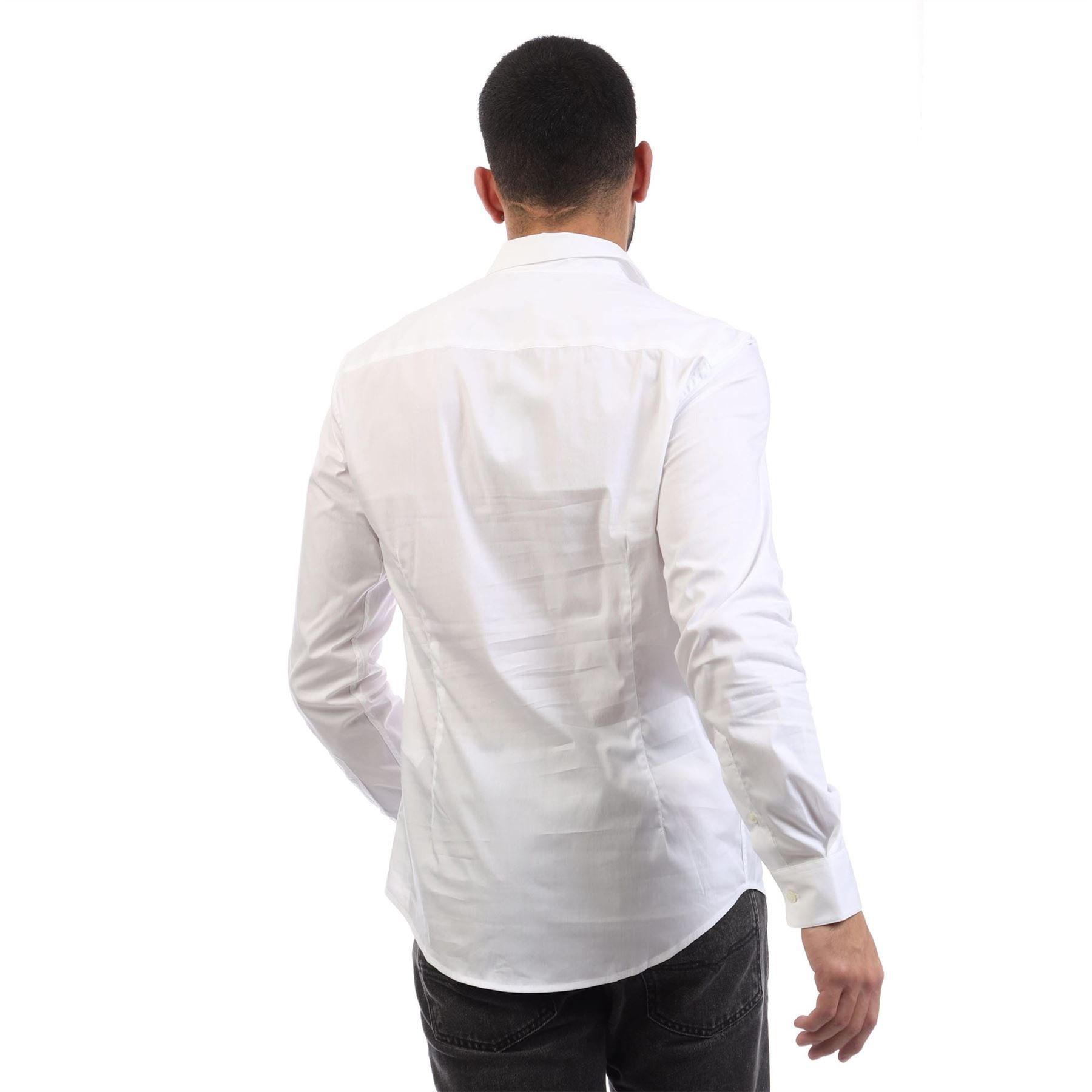 White - Emporio Armani - Stretch Nylon-Blend Shirt - 2