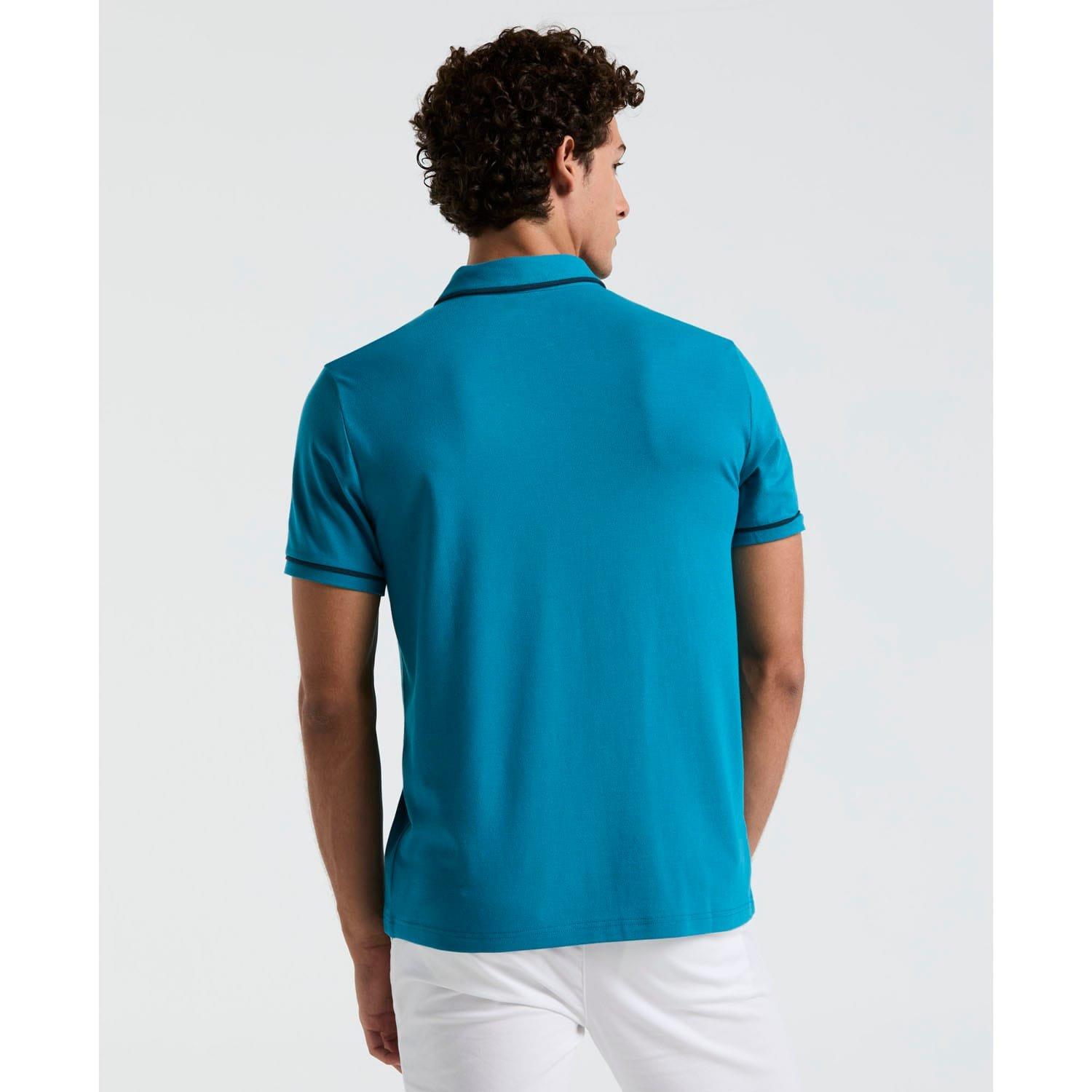 Blue - Original Penguin - Earl Pique Polo Shirt - 2