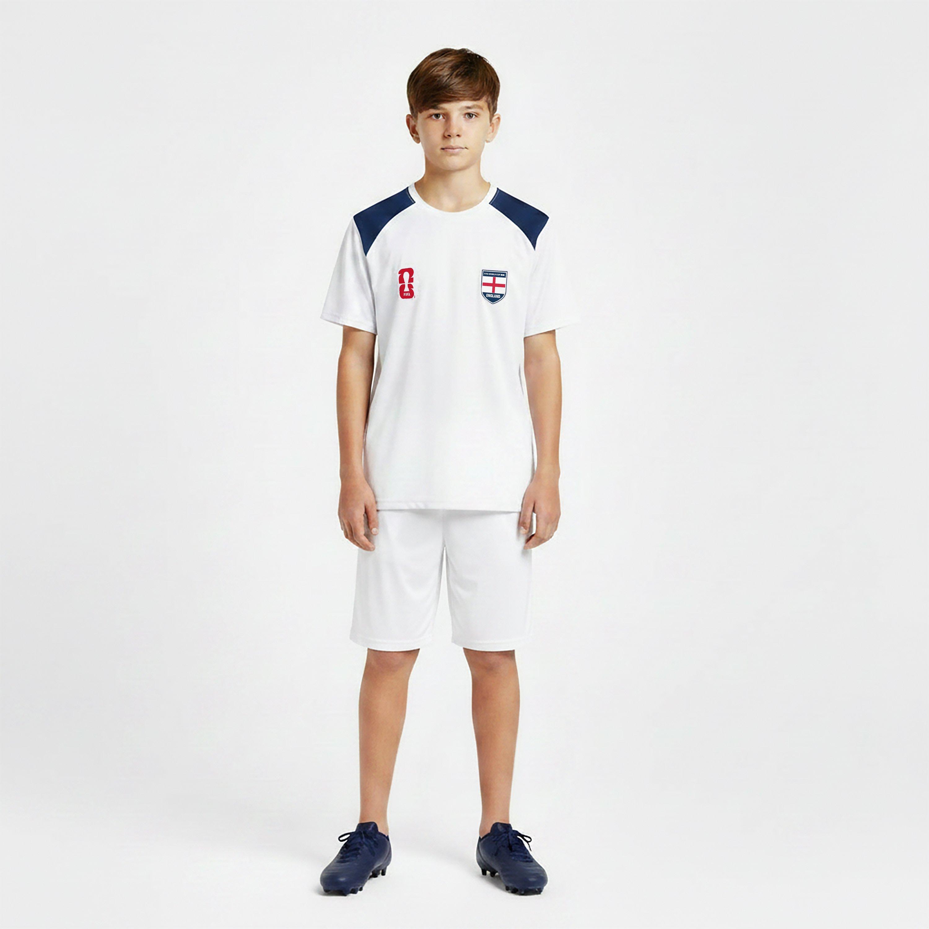 White - FIFA - Kids England FIFA World Cup 2026™ Short Sleeve T-Shirt - 3