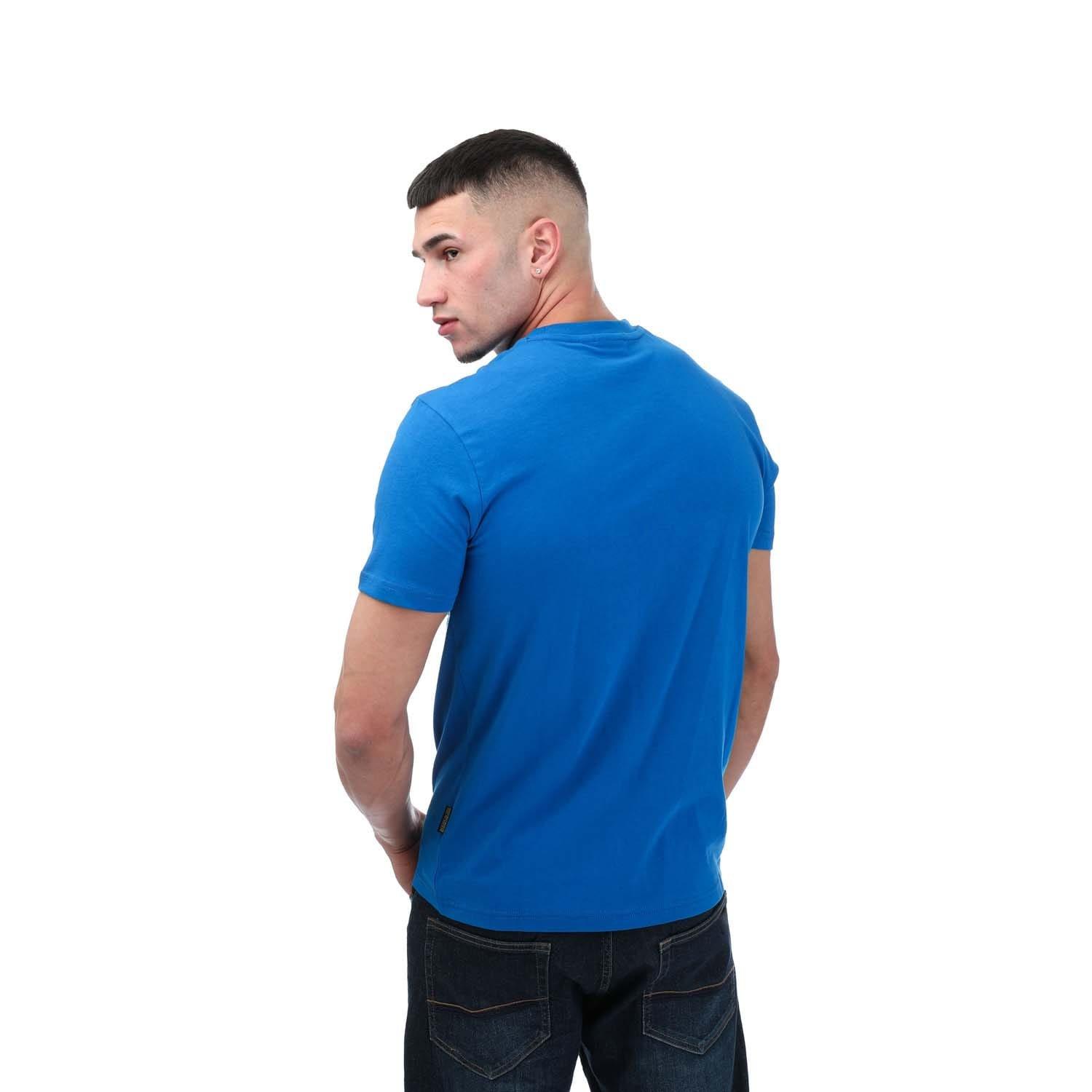 Blue - Napapijri - S Frame Crew T-Shirt - 2