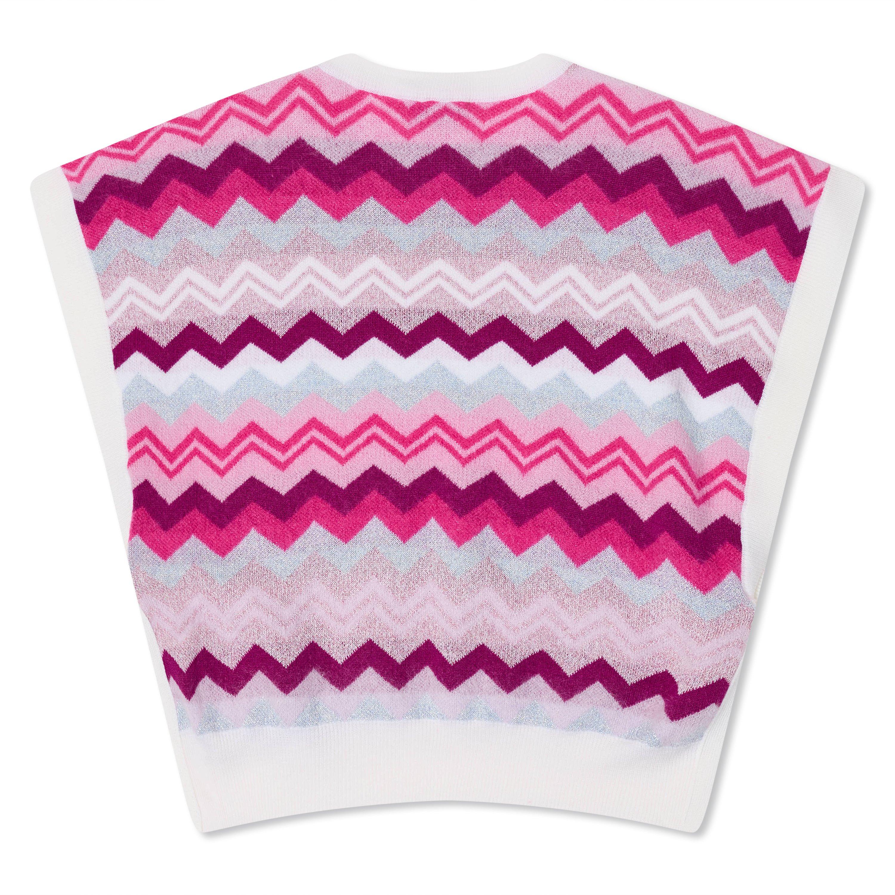 colourful - Missoni - Kids' Zigzag Woven Sleeveless Gilet - 2
