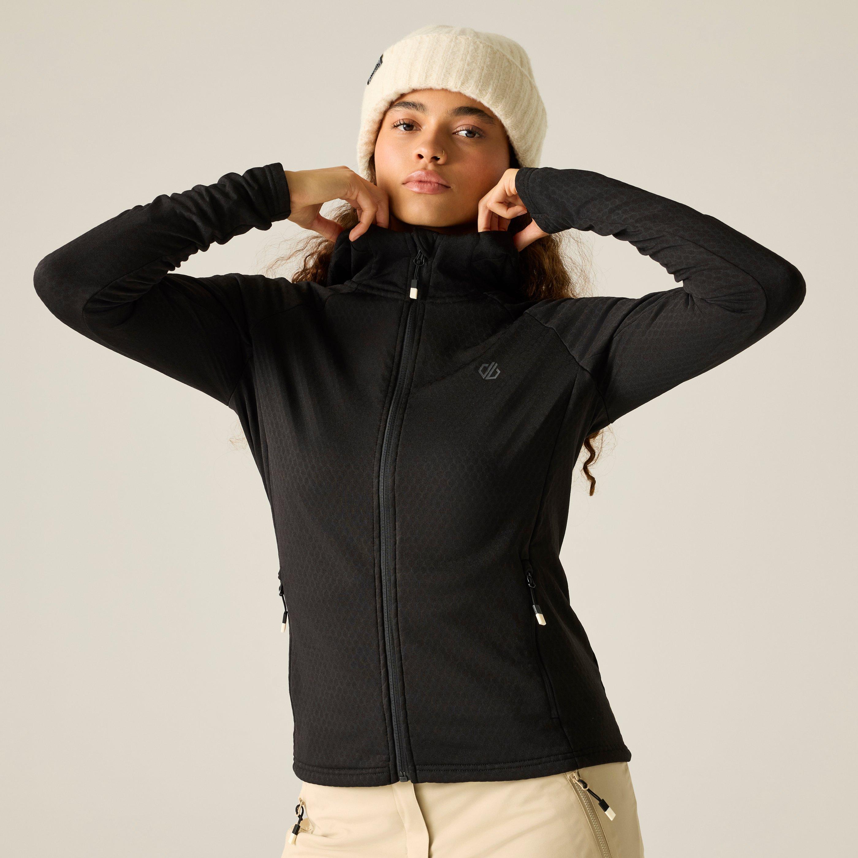 Dare 2B Women's Ventura Hooded Fleece - Black - 18