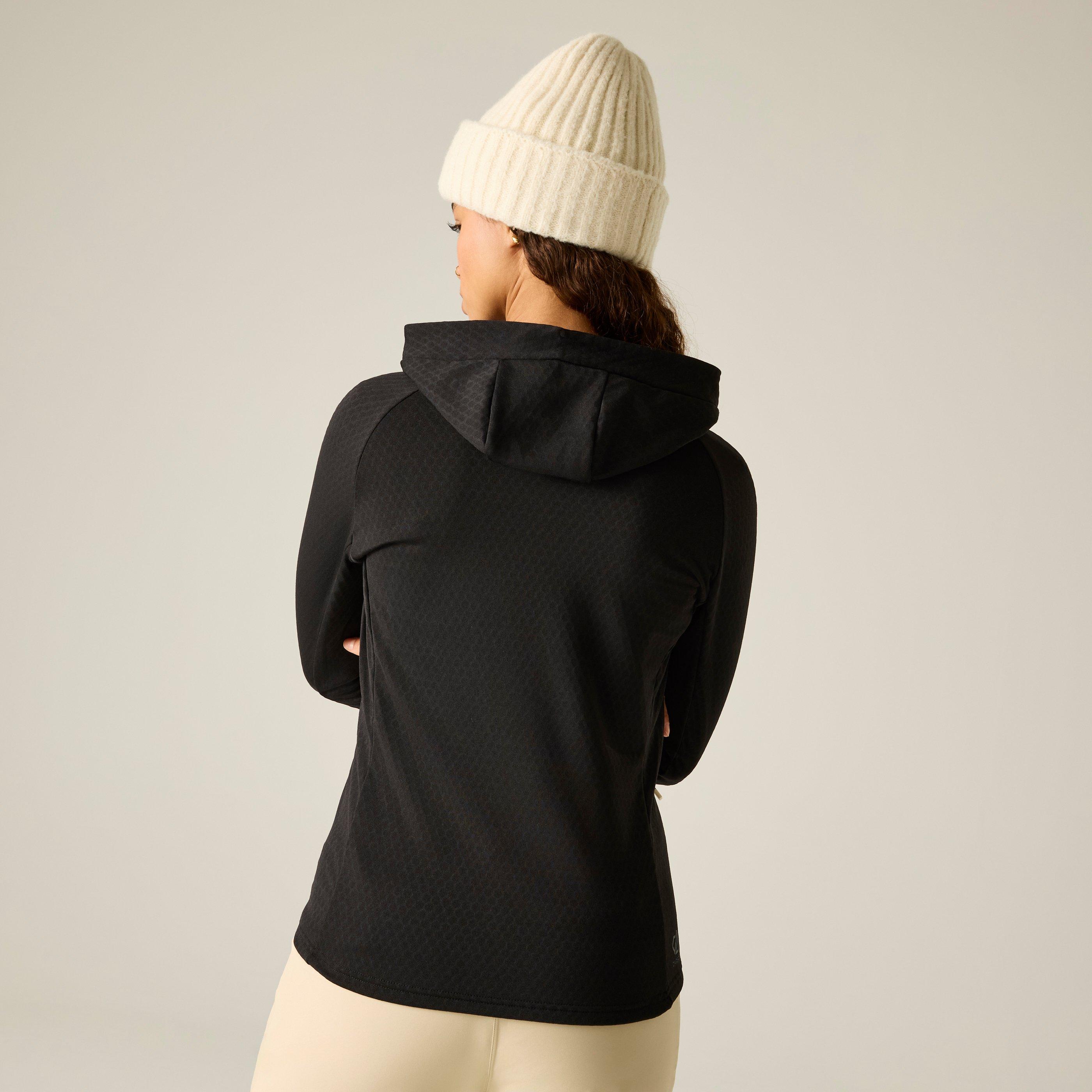 Black - Dare 2b - Womens Ventura Hooded Fleece - 2