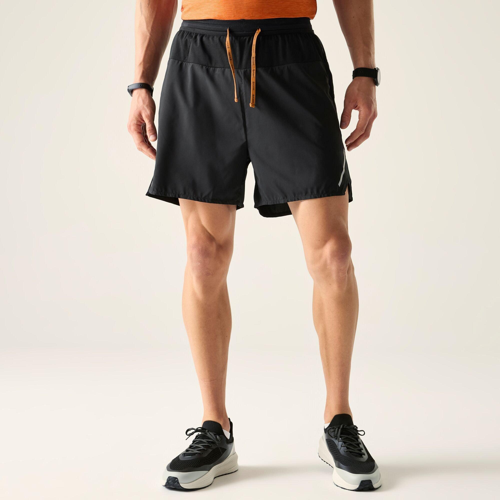 Black - Dare 2b - Mens Ultimate II Water-Repellent Shorts - 1