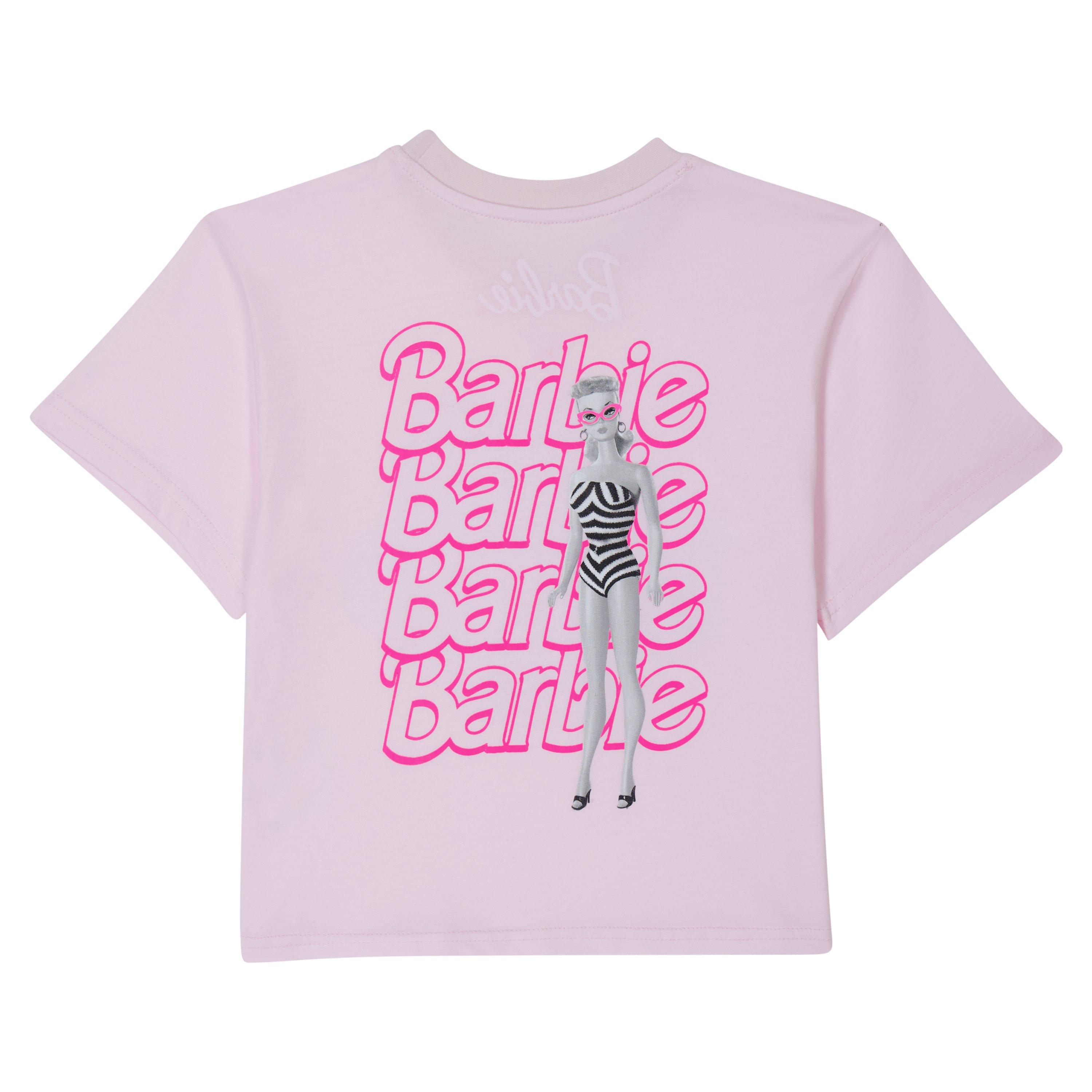 Barbie - Character - Barbie Back Graphic Pink Oversized T-Shirt - 2