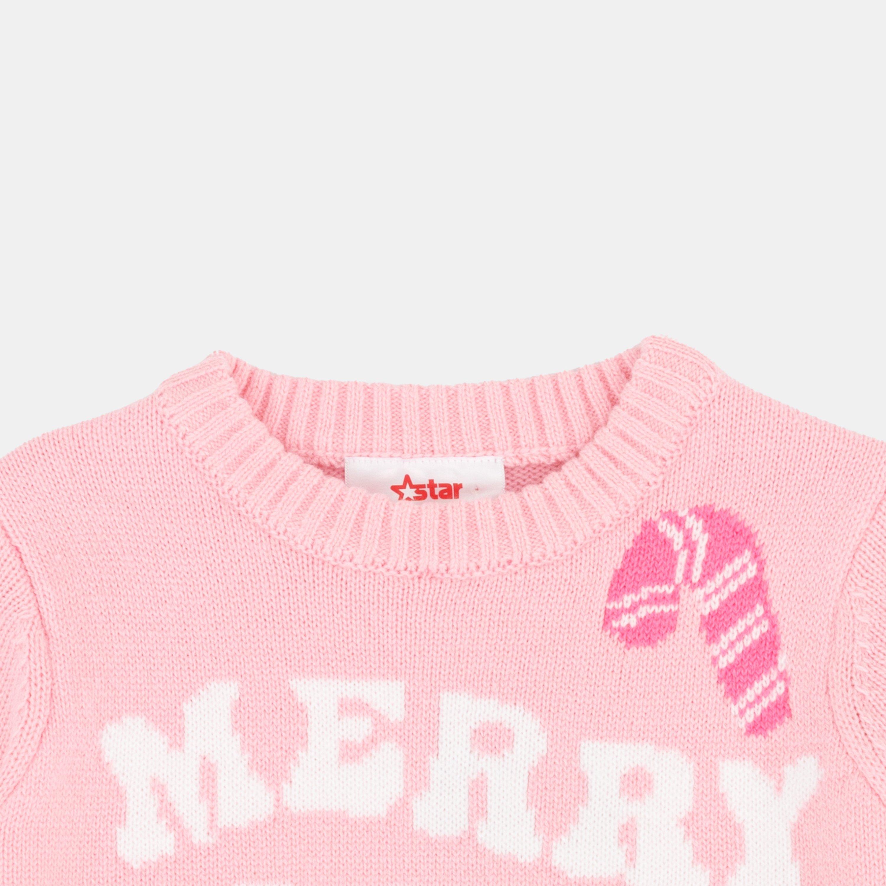 Pink - Star - Xmas Jumper In54 - 3