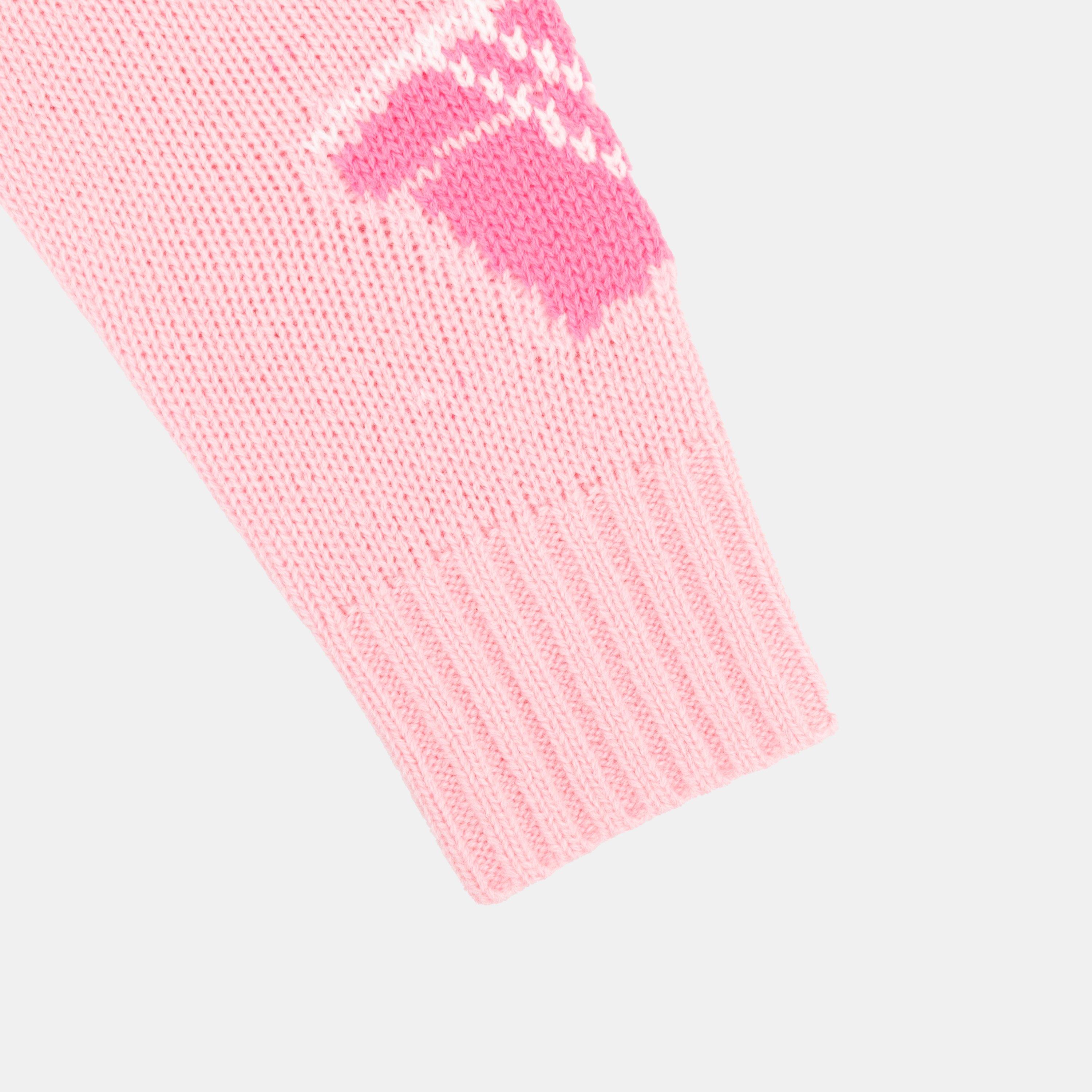 Pink - Star - Xmas Jumper In54 - 4