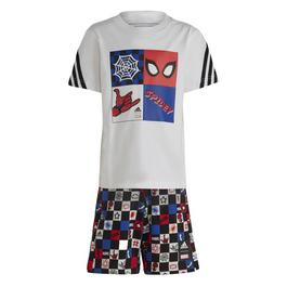 adidas x Marvel Spider Man Tee Set Kids