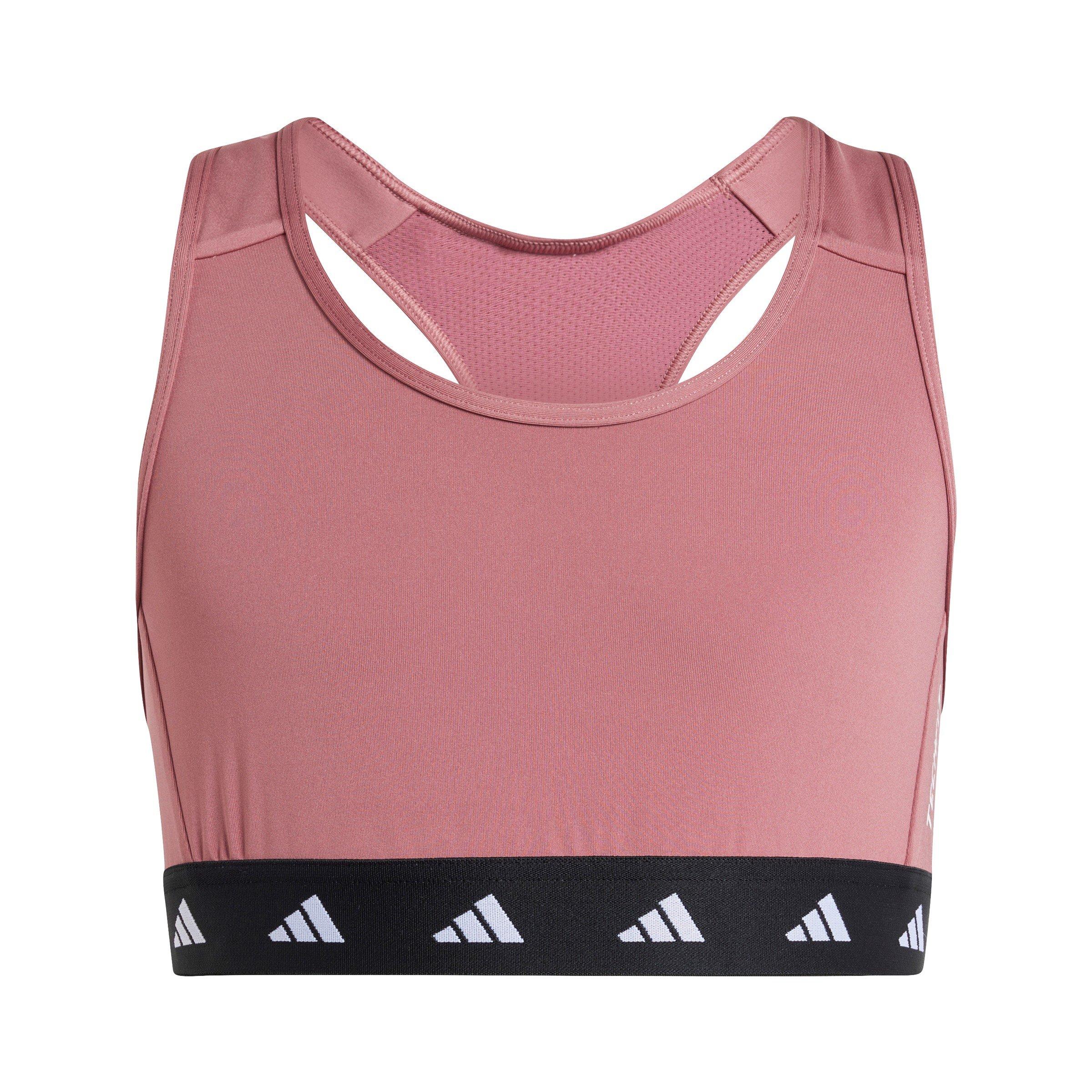 Precri/Blck/Whi - adidas - Kids' Primelft Non Wired Low Impact Sports Bra - 1