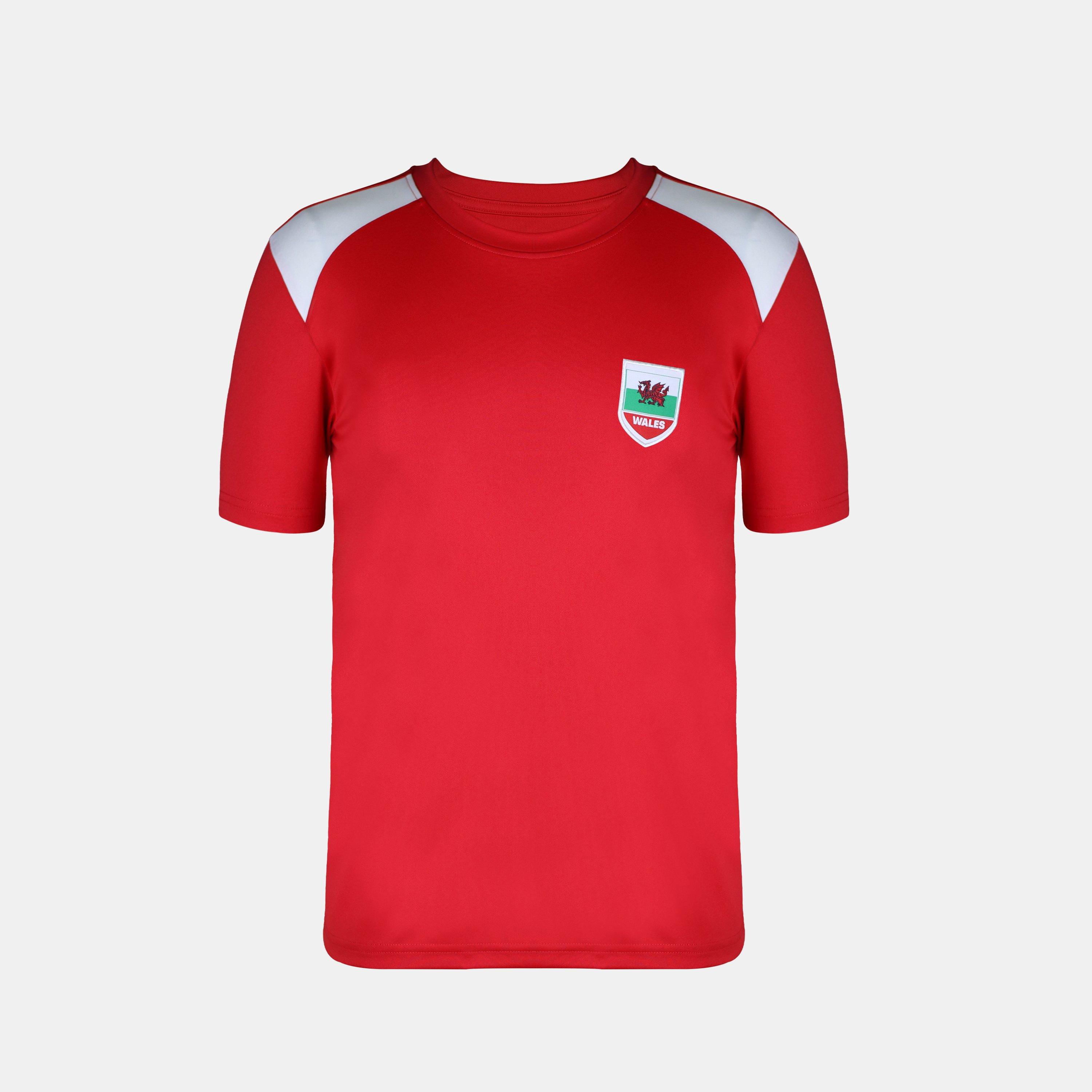 Red - FIFA - Kids Wales Short Sleeve T-Shirt - 1
