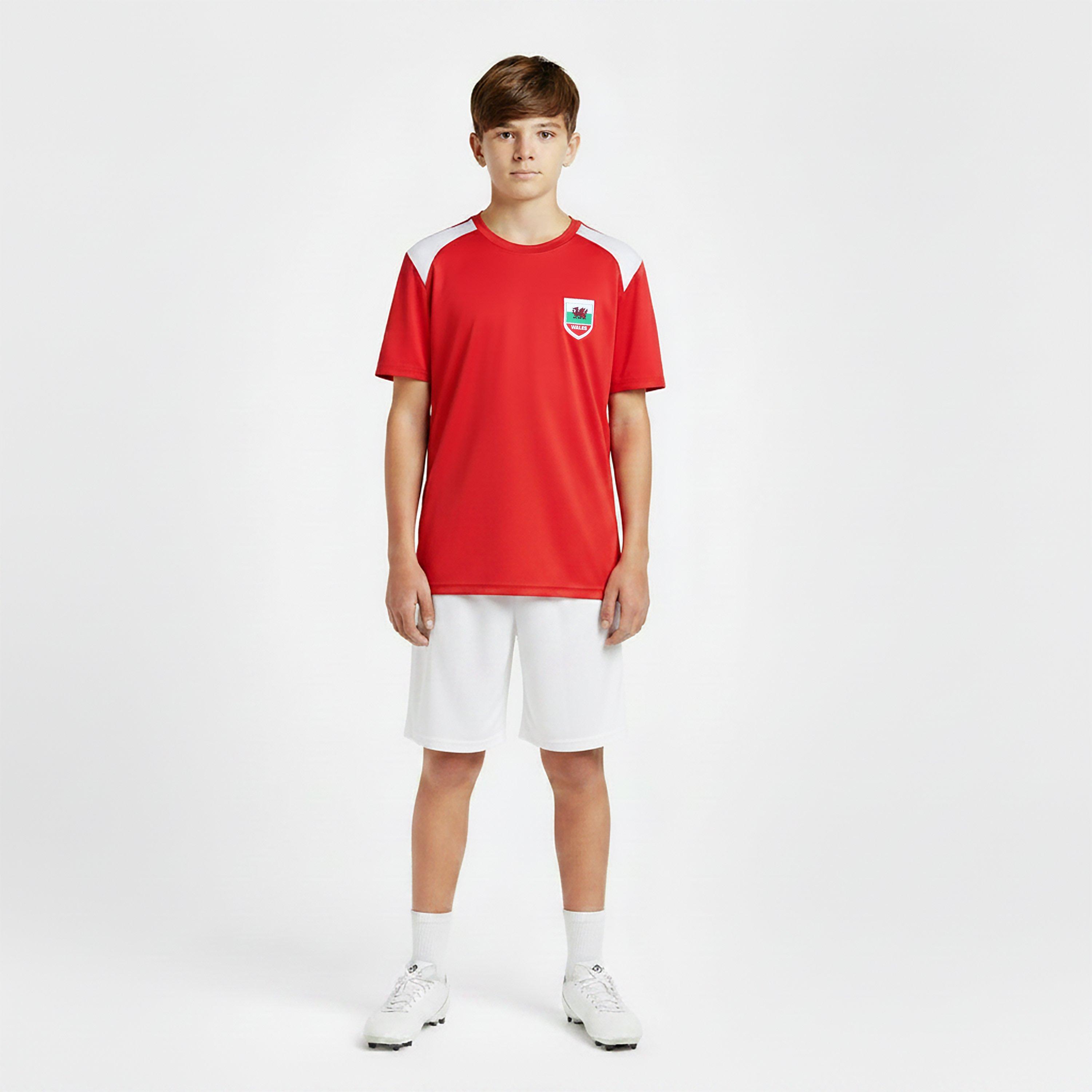 Red - FIFA - Kids Wales Short Sleeve T-Shirt - 3