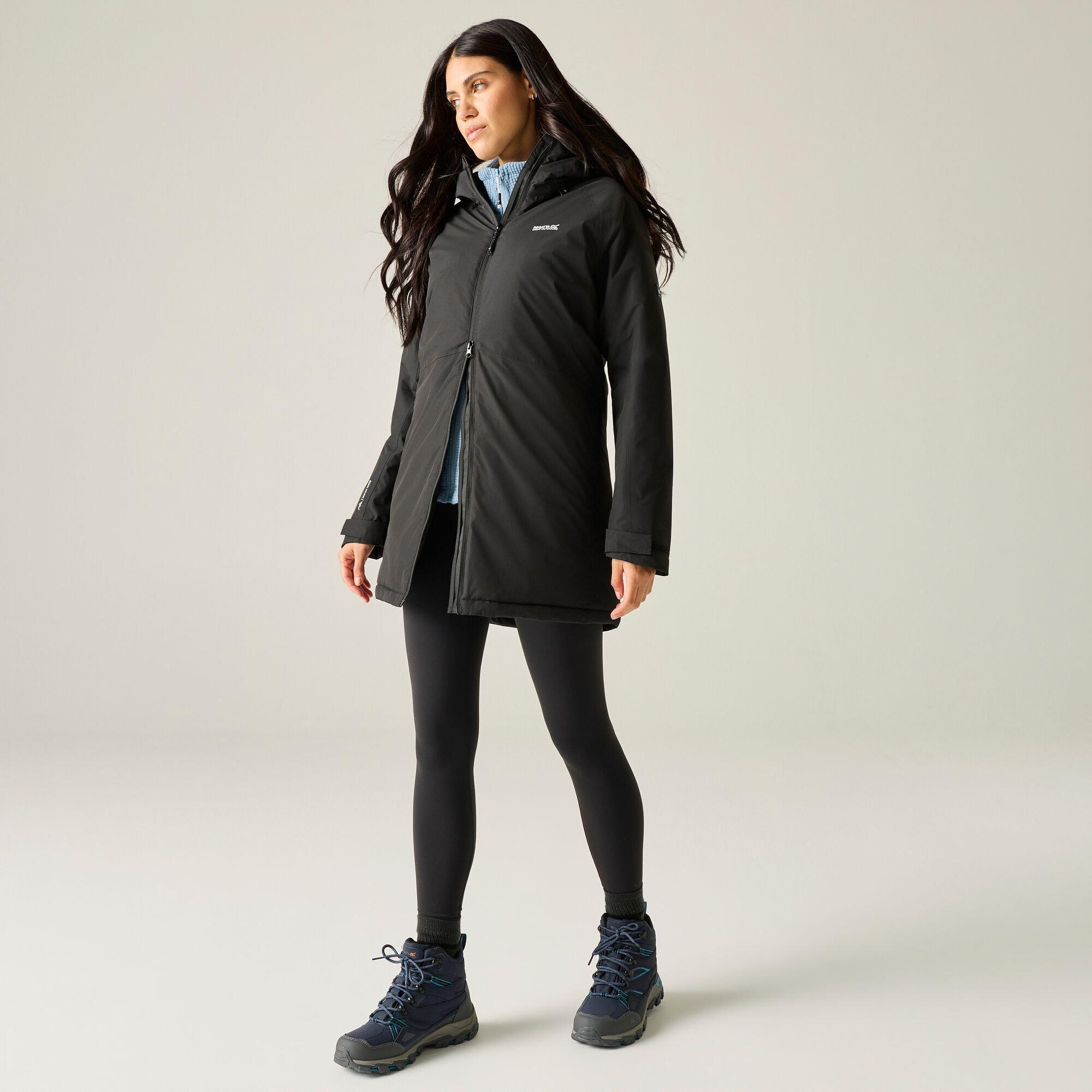 Black - Regatta - Womens Mabrie Waterproof Jacket - 4
