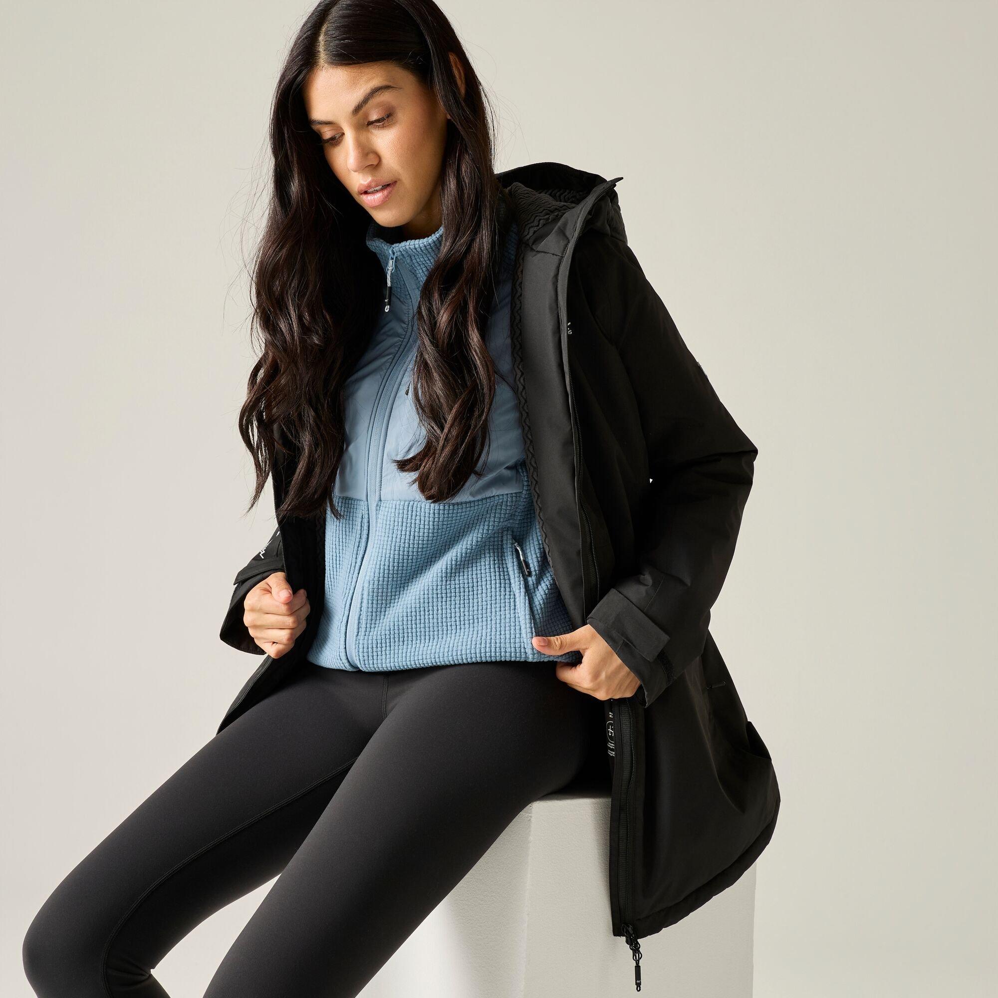 Black - Regatta - Womens Mabrie Waterproof Jacket - 5