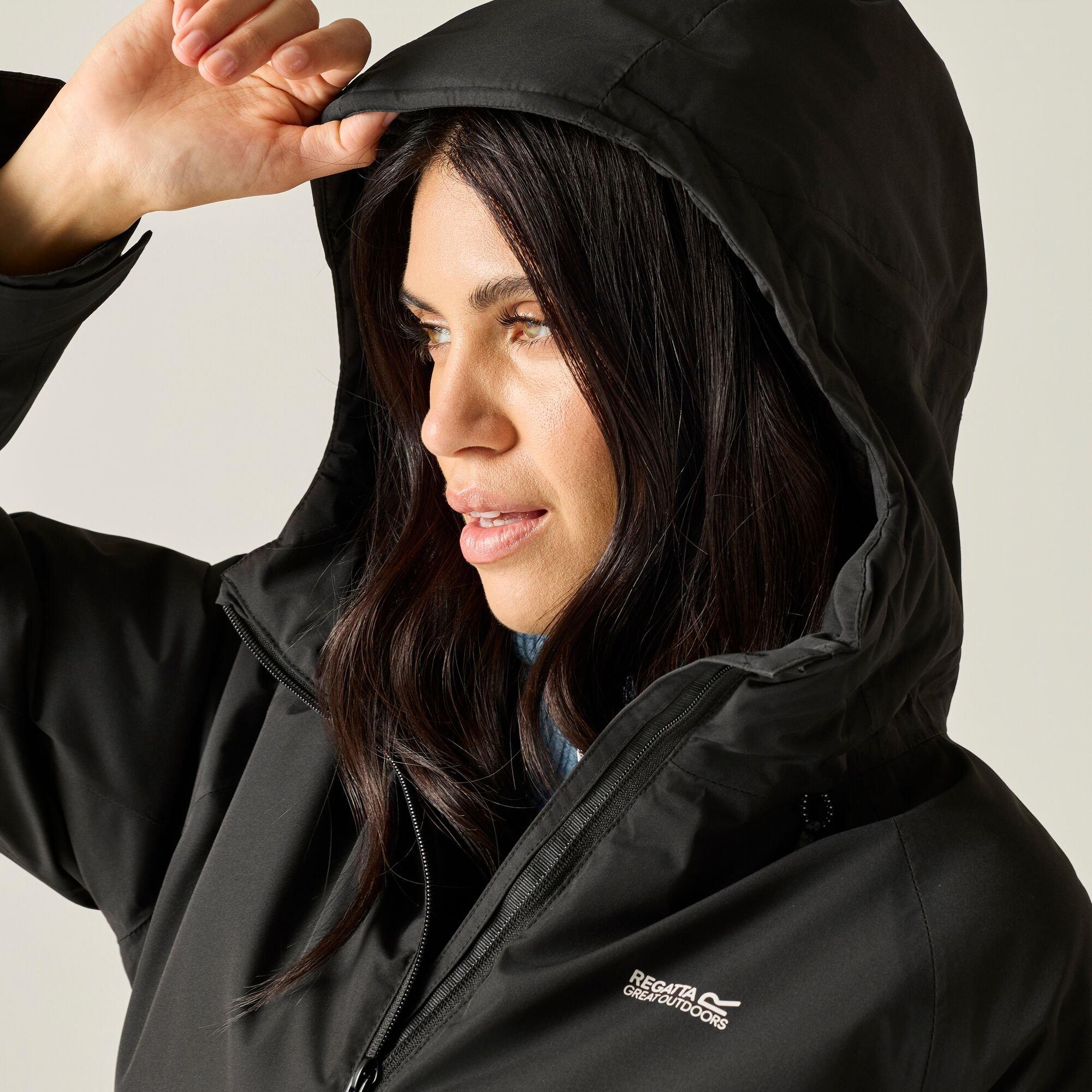 Black - Regatta - Womens Mabrie Waterproof Jacket - 6