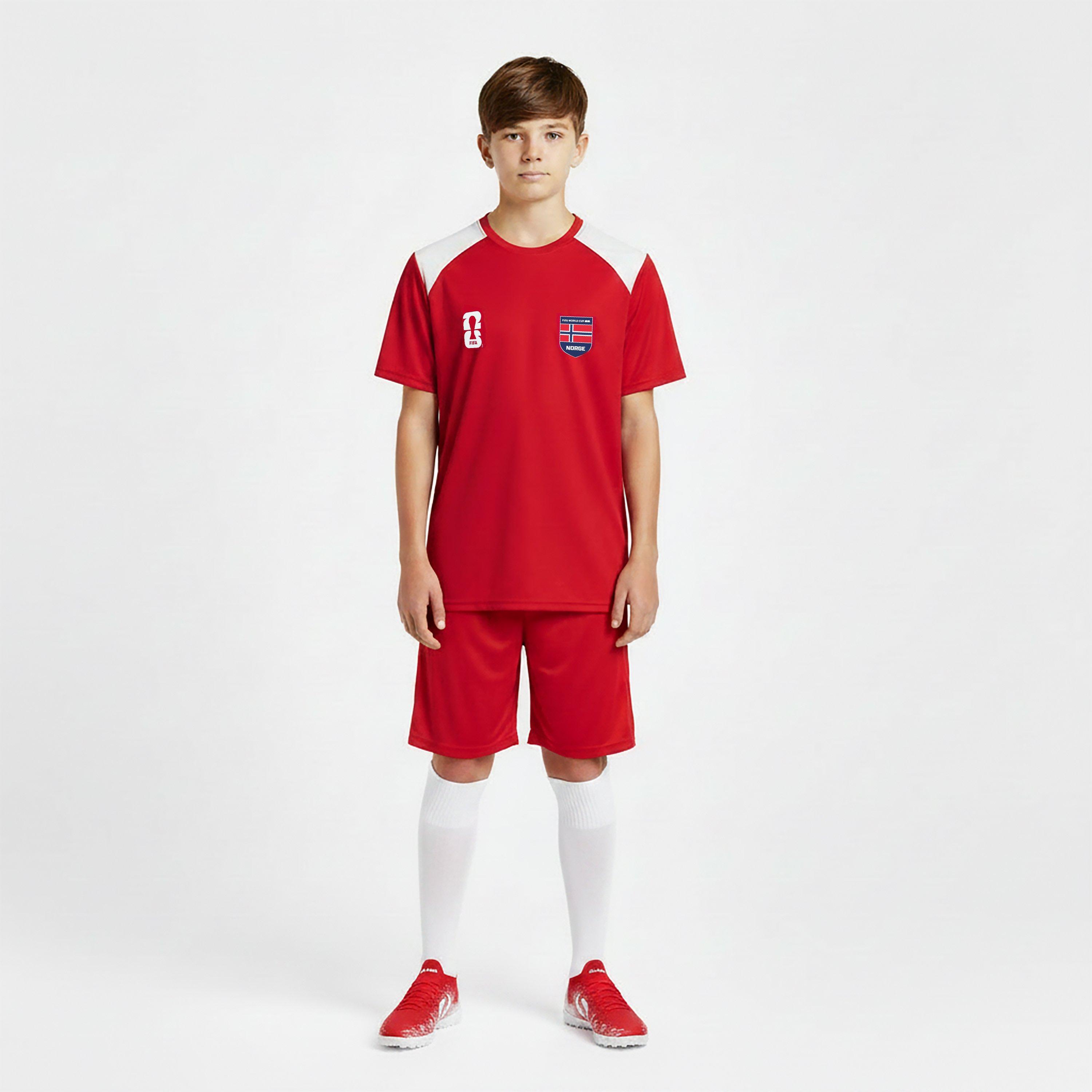 Red - FIFA - Kids Norway FIFA World Cup 2026™ Short Sleeve T-Shirt - 3