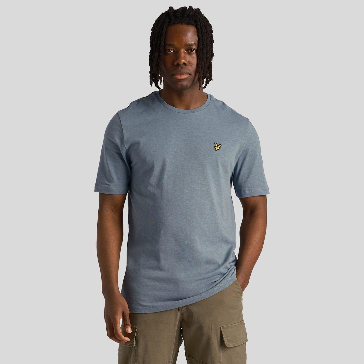 Blue - Lyle and Scott - Slub T-Shirt - 1