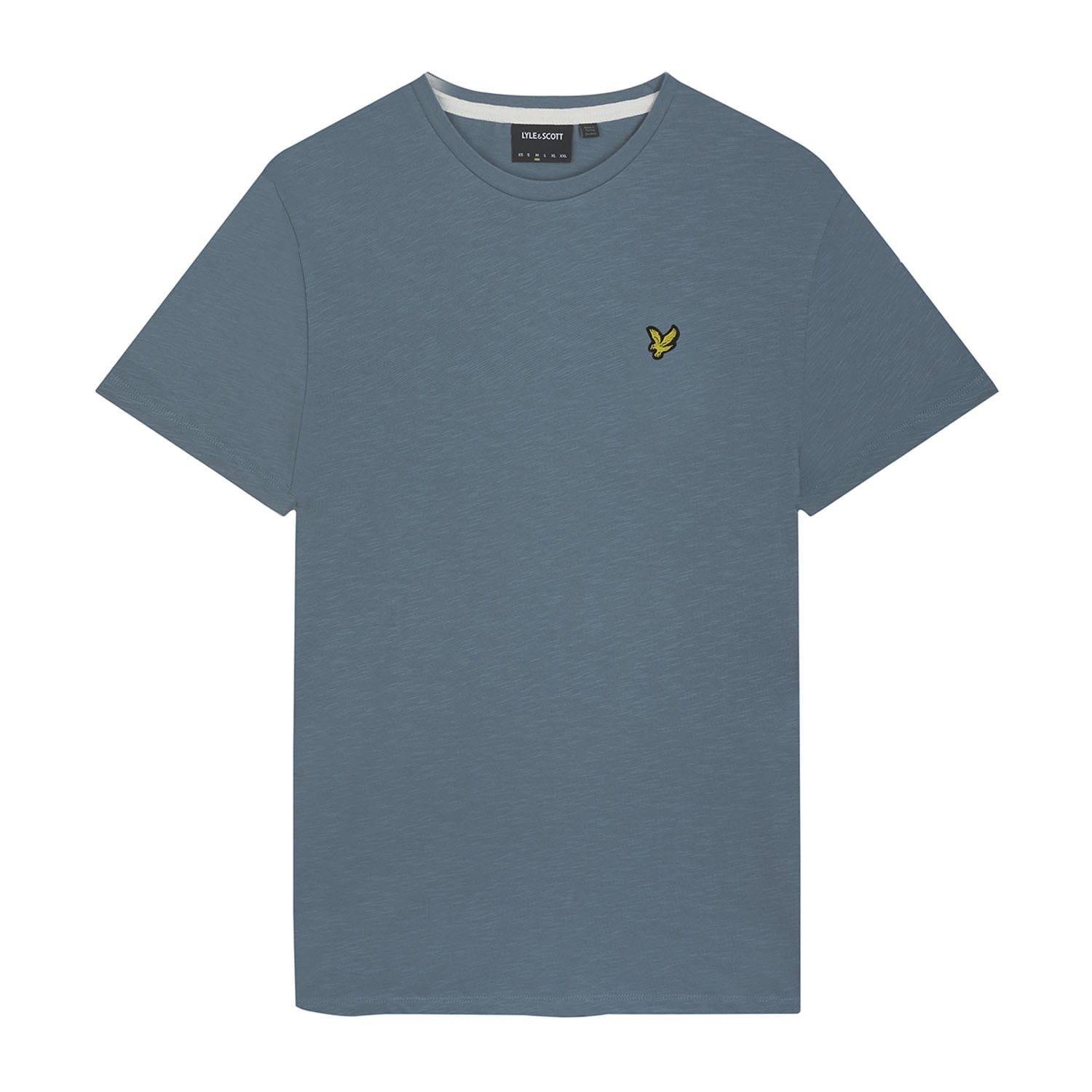 Blue - Lyle and Scott - Slub T-Shirt - 5