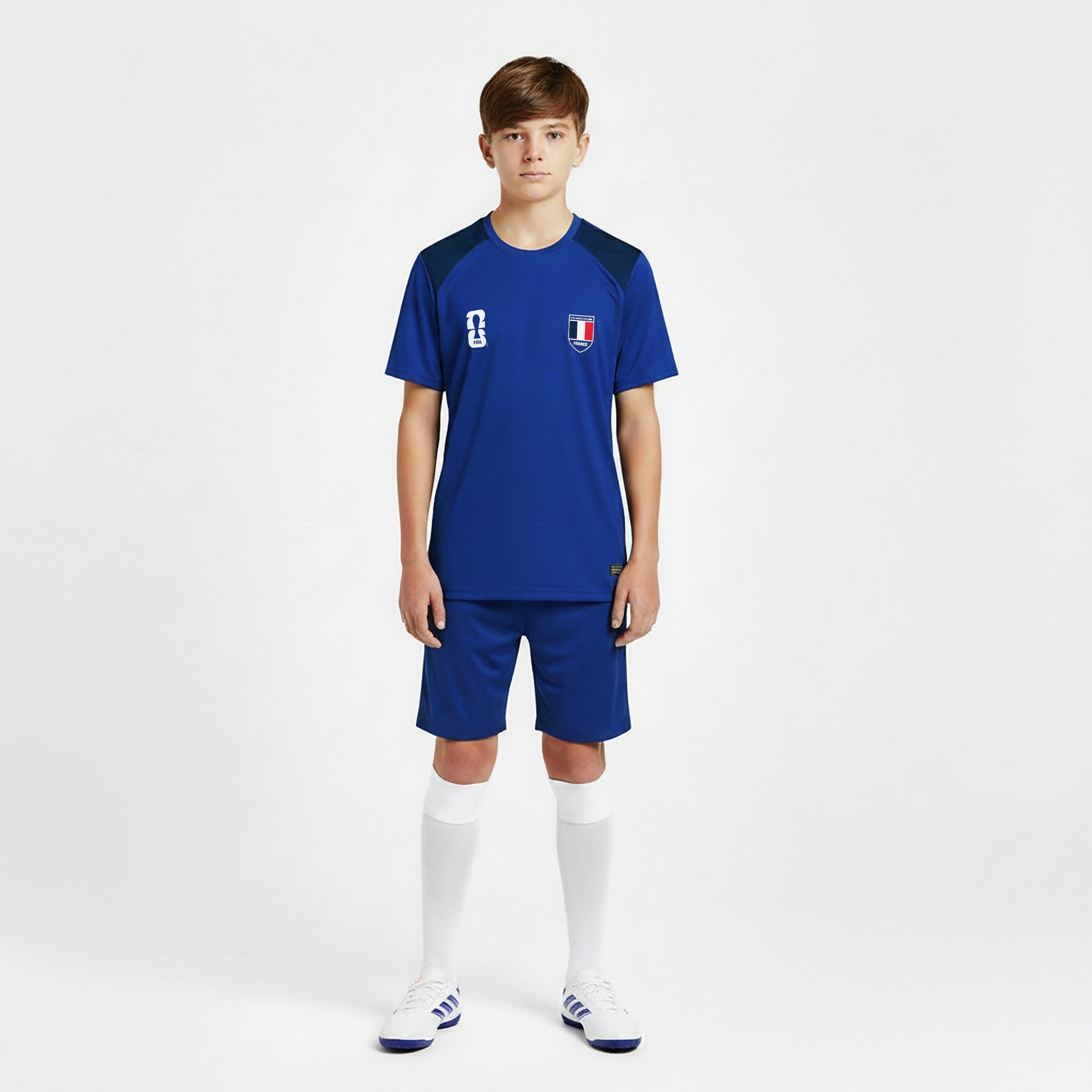Blue - FIFA - Kids France FIFA World Cup 2026™ Short Sleeve T-Shirt - 3