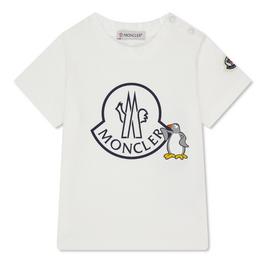 Moncler Large Logo Motif T Shirt Babies