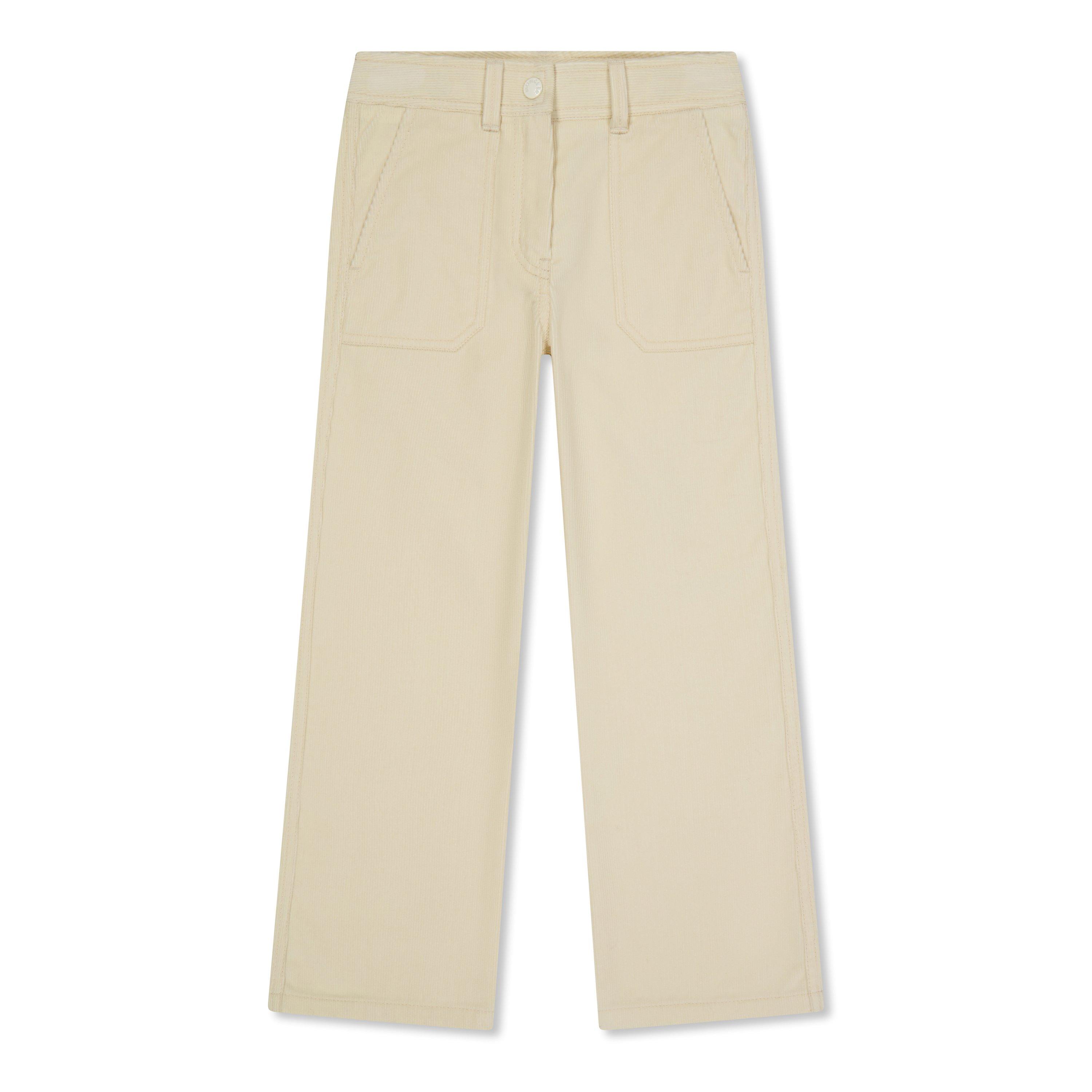 Moncler Cordorouy Trousers Juniors - Cream 21E - Size 8Y