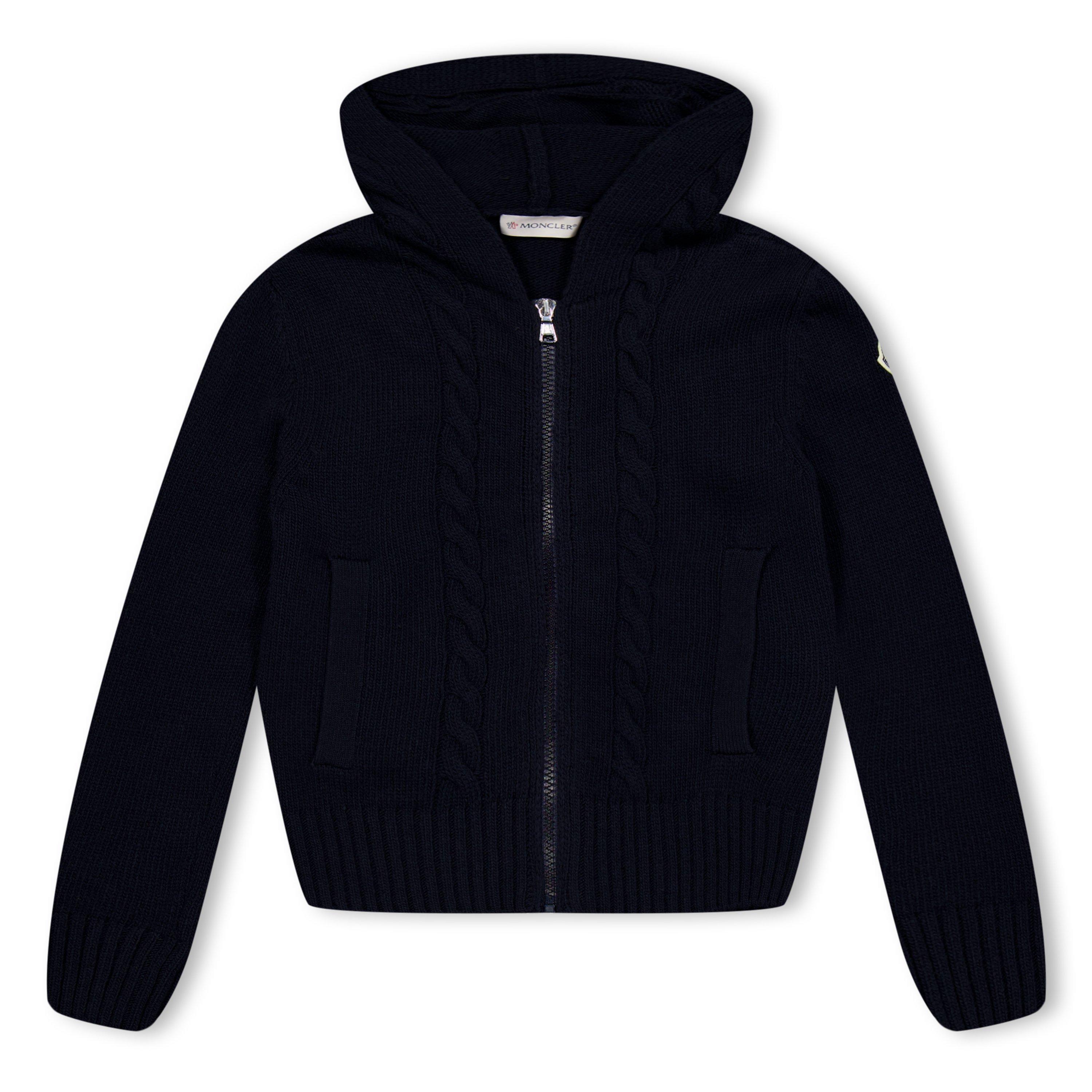 Moncler Hybrid Cardigan Juniors - Navy 742 - Size 10Y