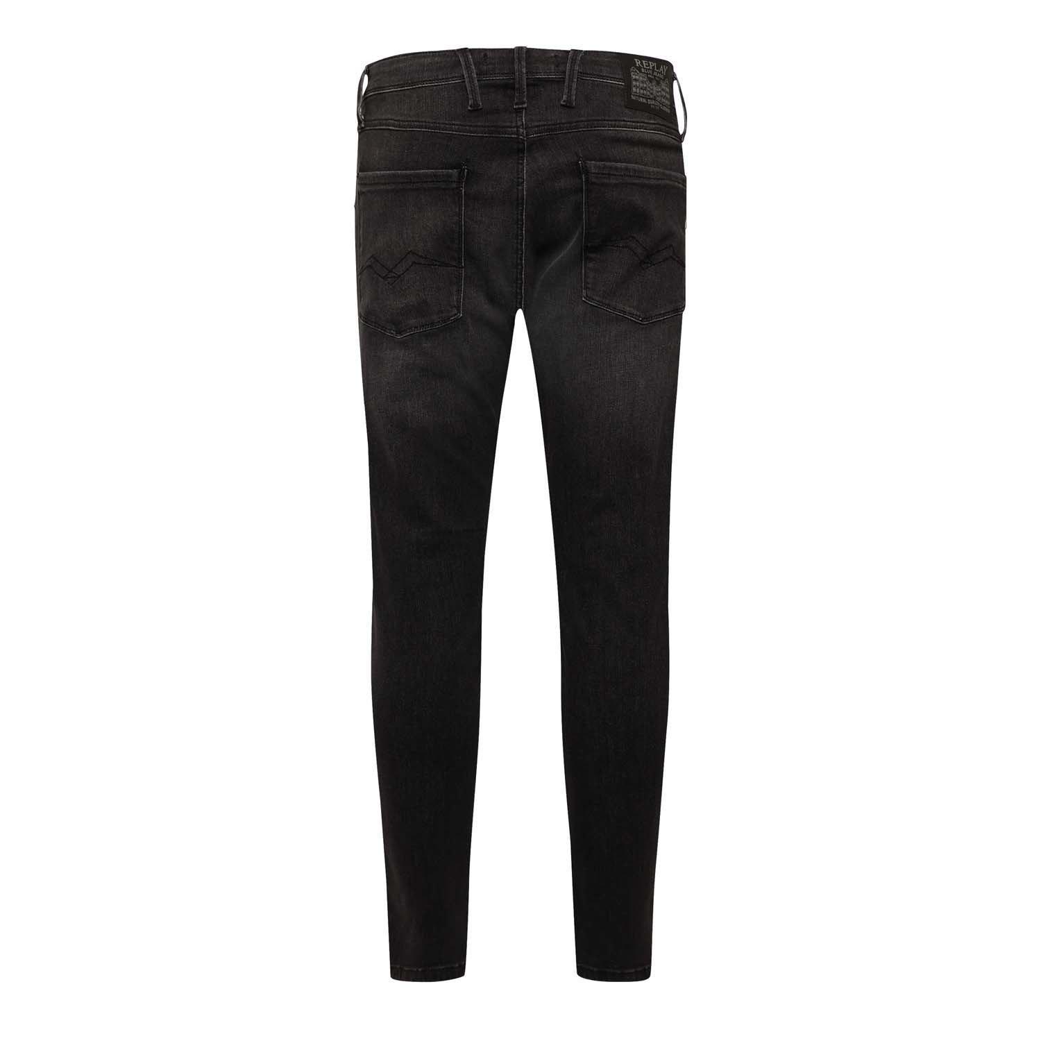 Grey - Replay - Anbass Slim-Fit Jeans - 2