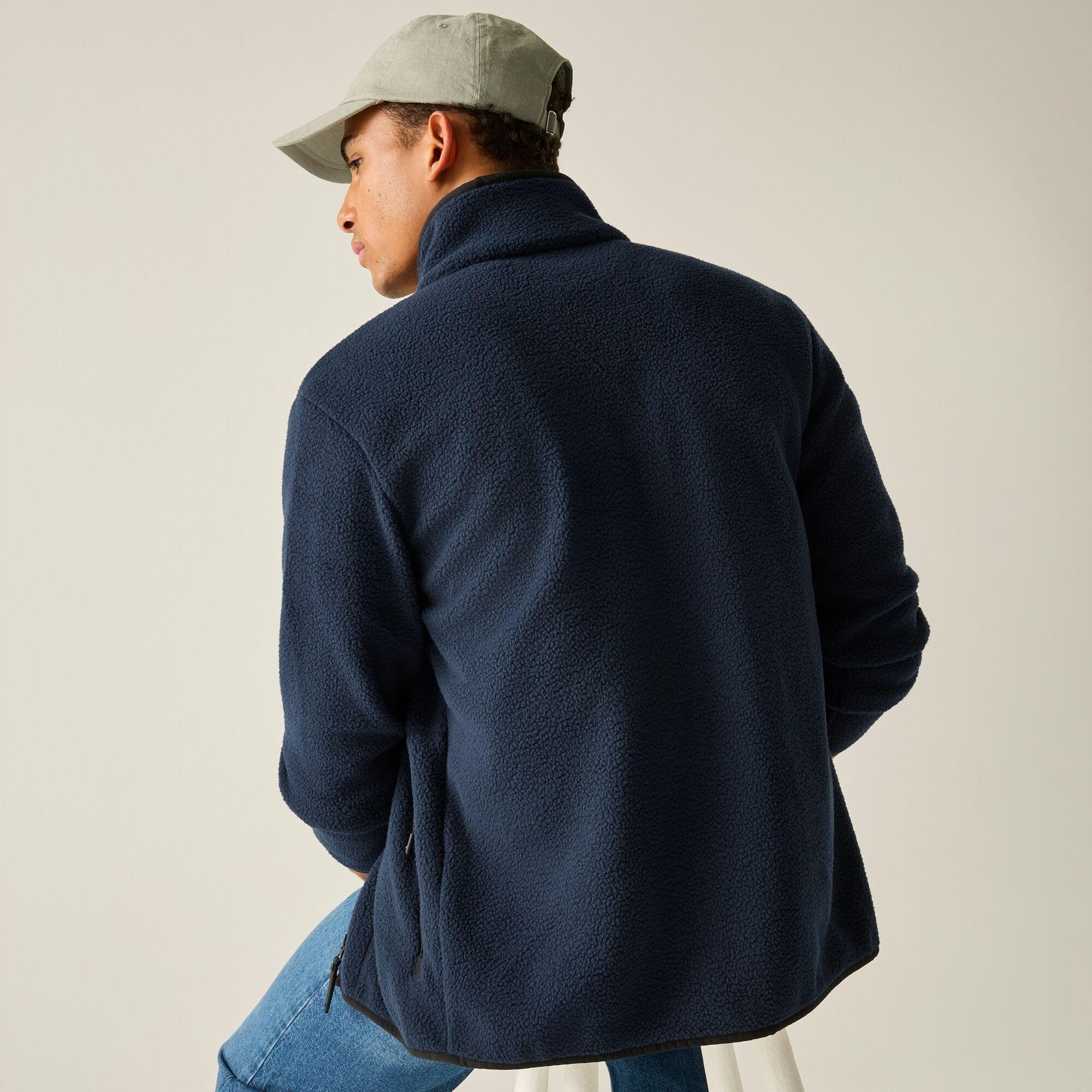 Navy/Black - Regatta - Mens Frankie Borg Fleece - 3
