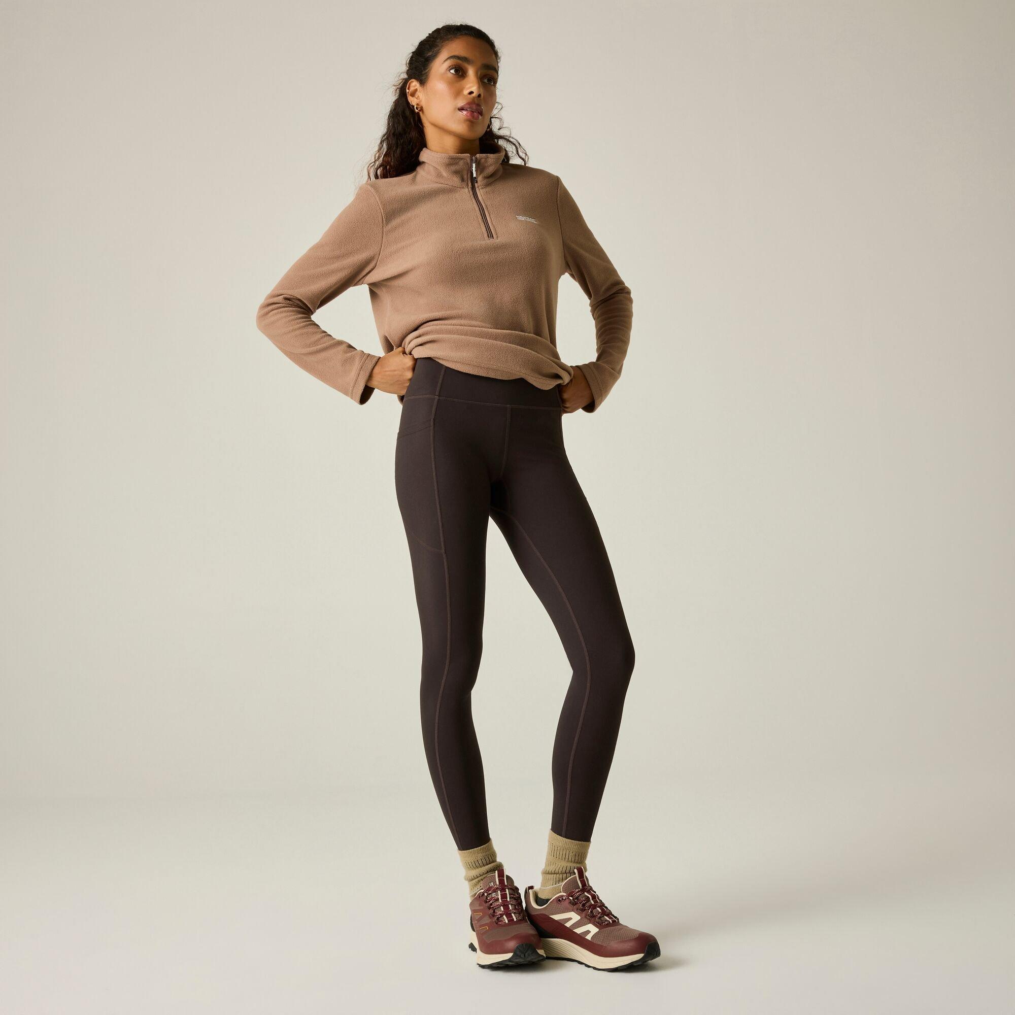 Dark Chocolate - Regatta - Womens Outdoor Comfort Leggings - 1