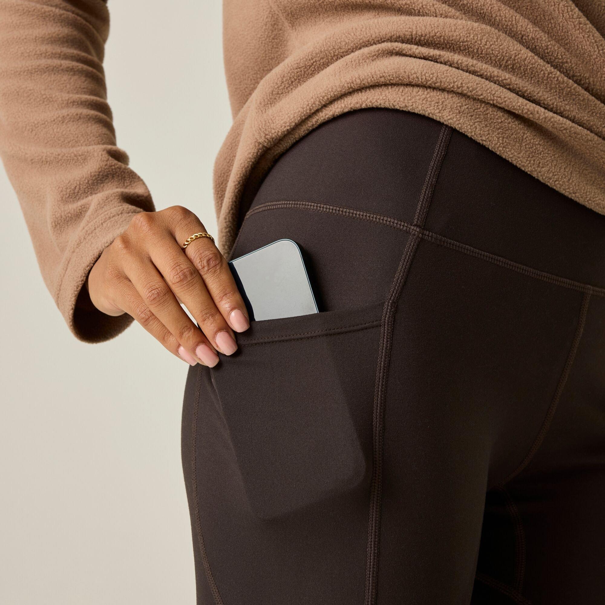 Dark Chocolate - Regatta - Womens Outdoor Comfort Leggings - 6