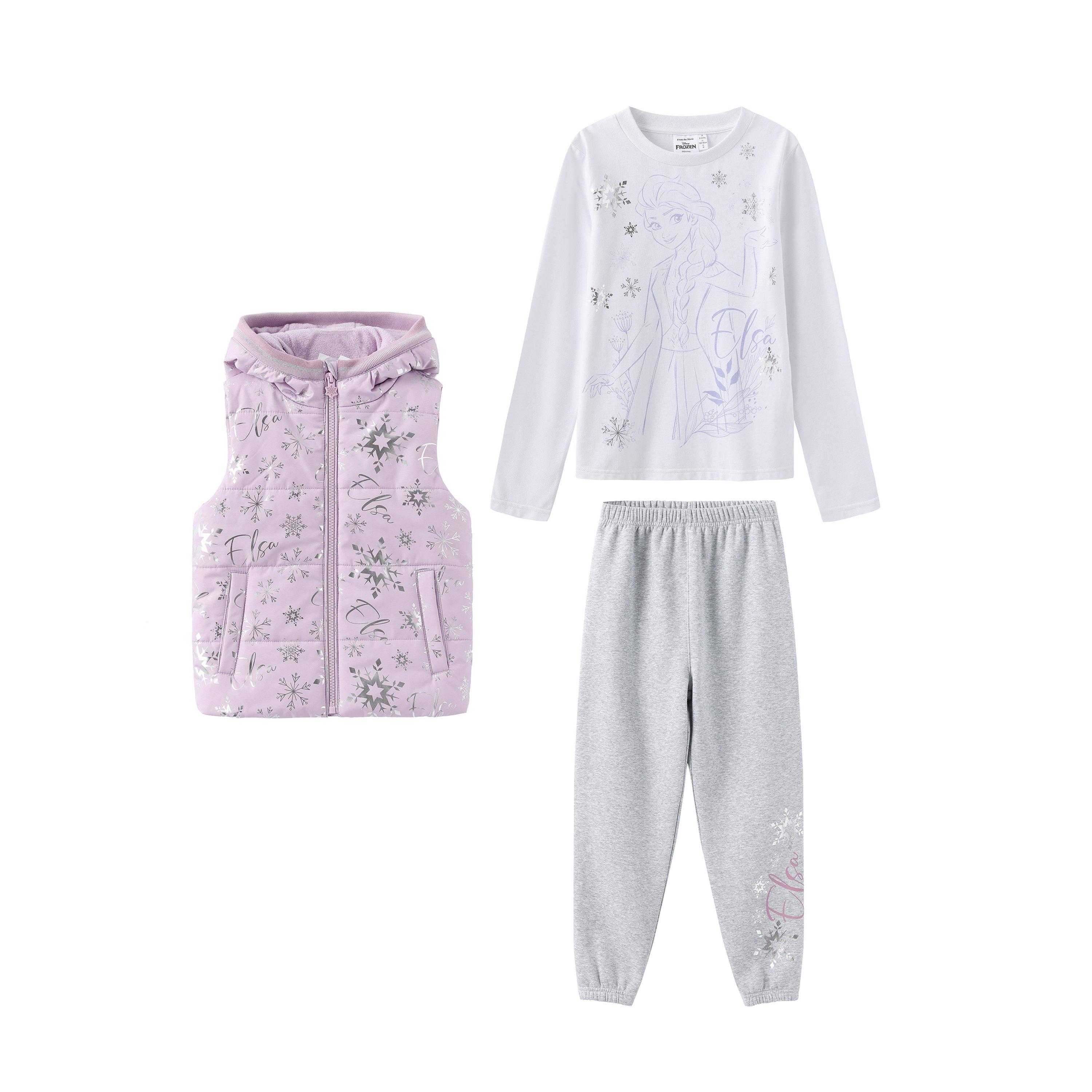 Frozen - Character - Kids Disney Print 3-Piece Gilet Set - 1