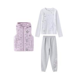 Character Girls'  Print Gilet Combo Set