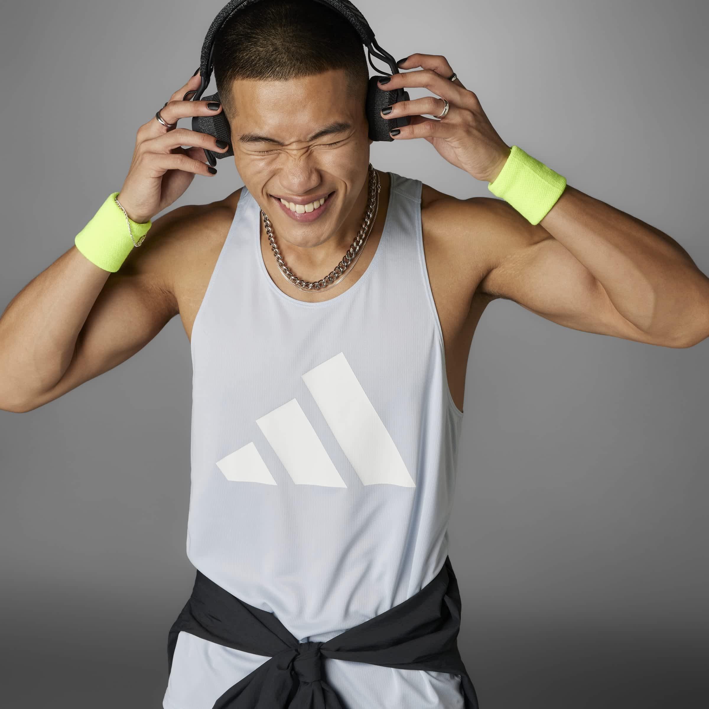 Blue - adidas - adidas Run It Tank - 9