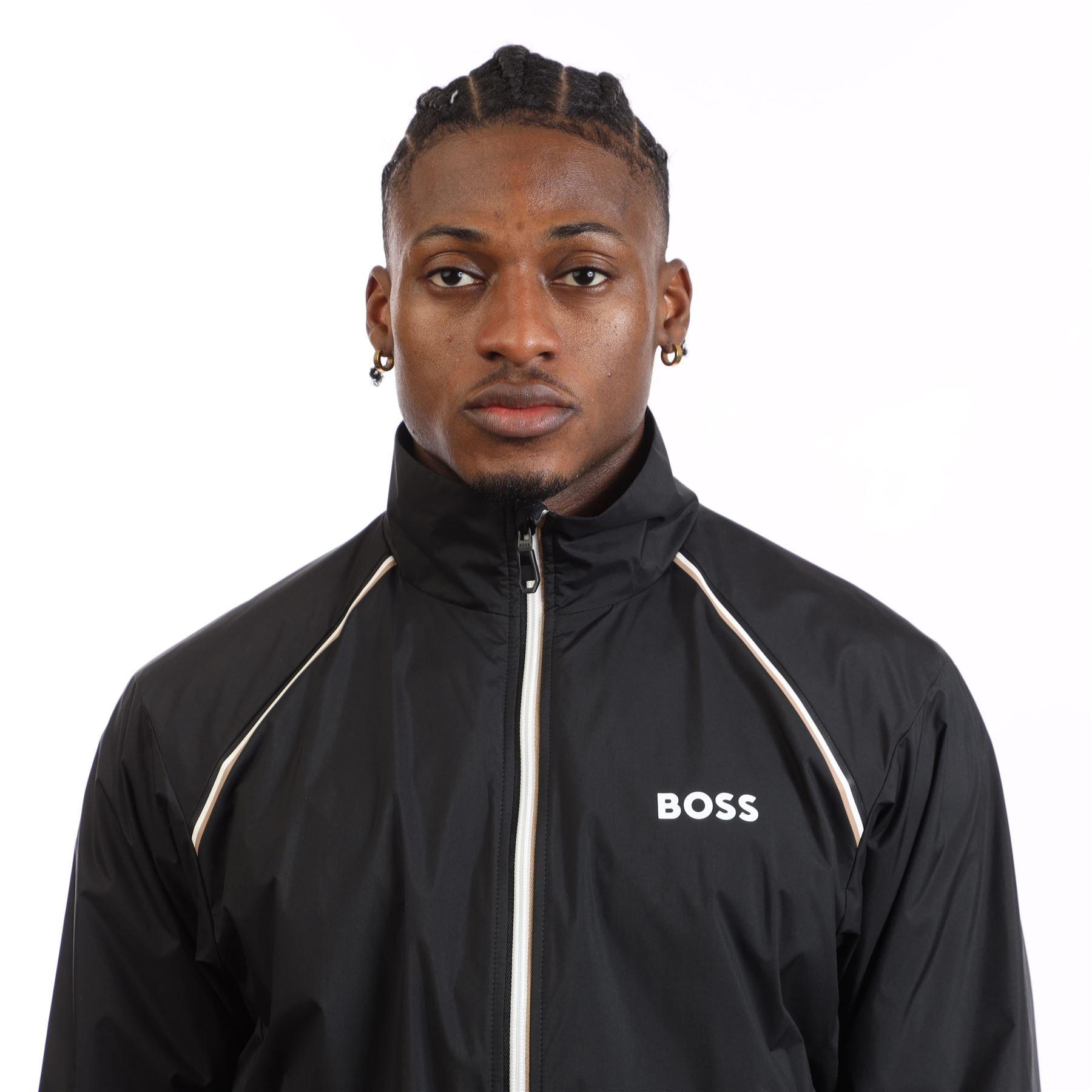 Black - Boss - Active Water Repellent Tracksuit - 4