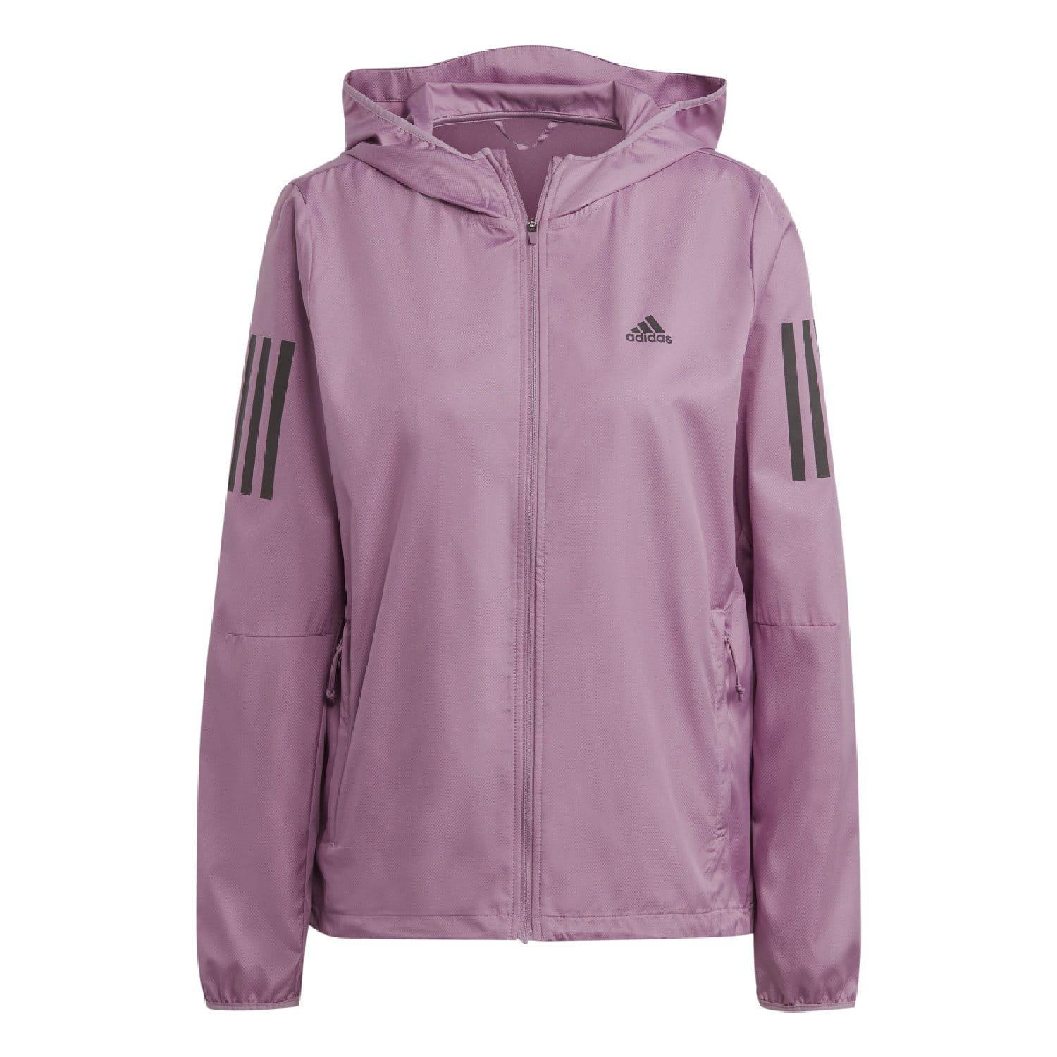 Pink - adidas - Own The Run Hooded Running Windbreaker - 2