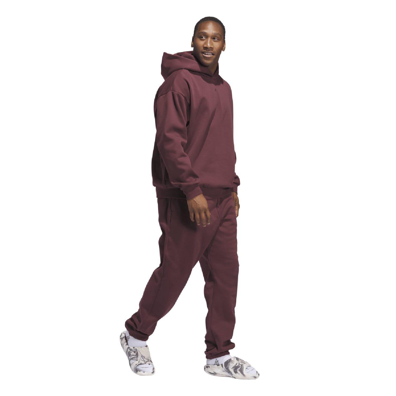 Rot - adidas - Basketball Fleece Hoodie (Gender Neutral) - 5